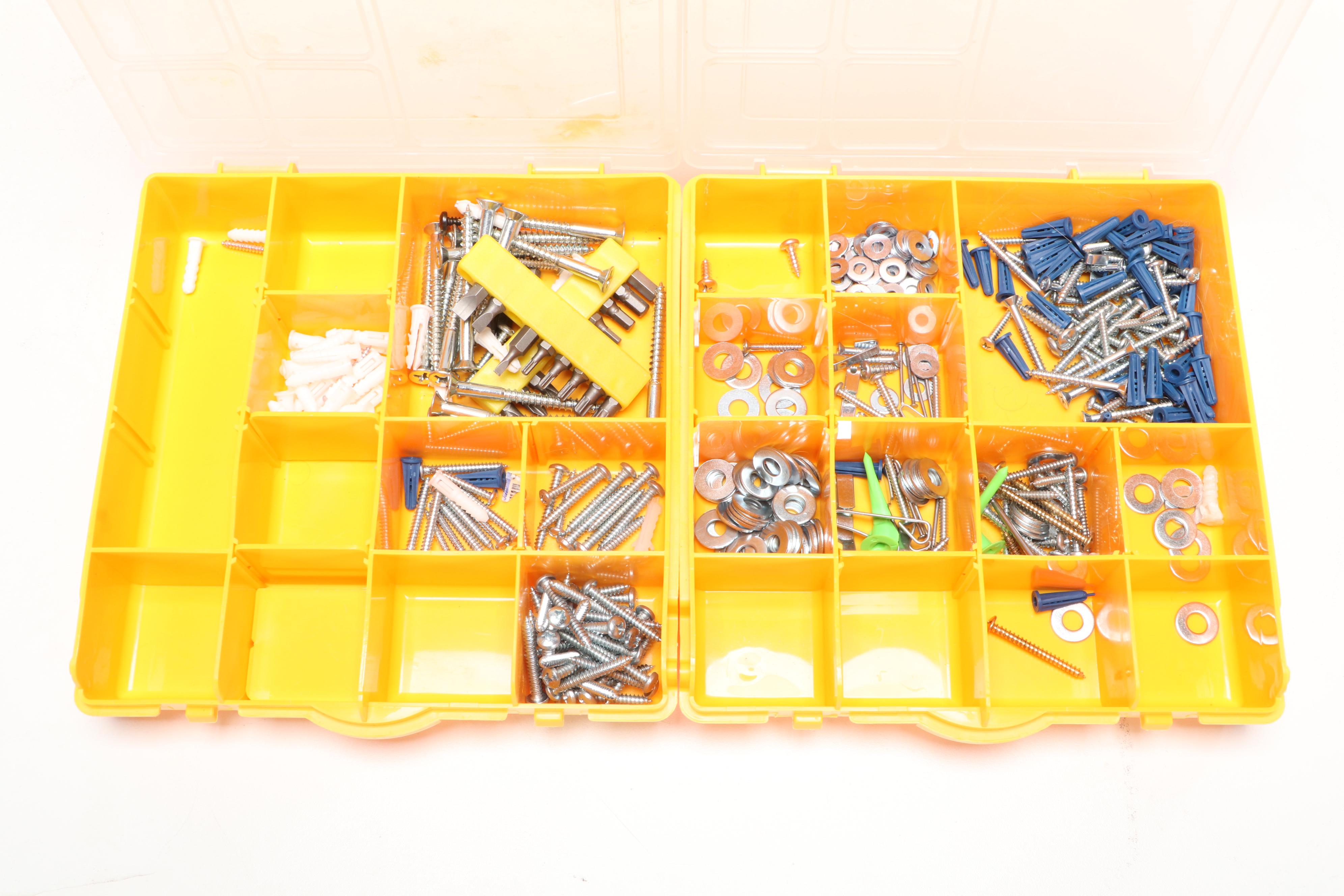 Black & Decker FireStorm Drill with Tool Box and Hand Tools