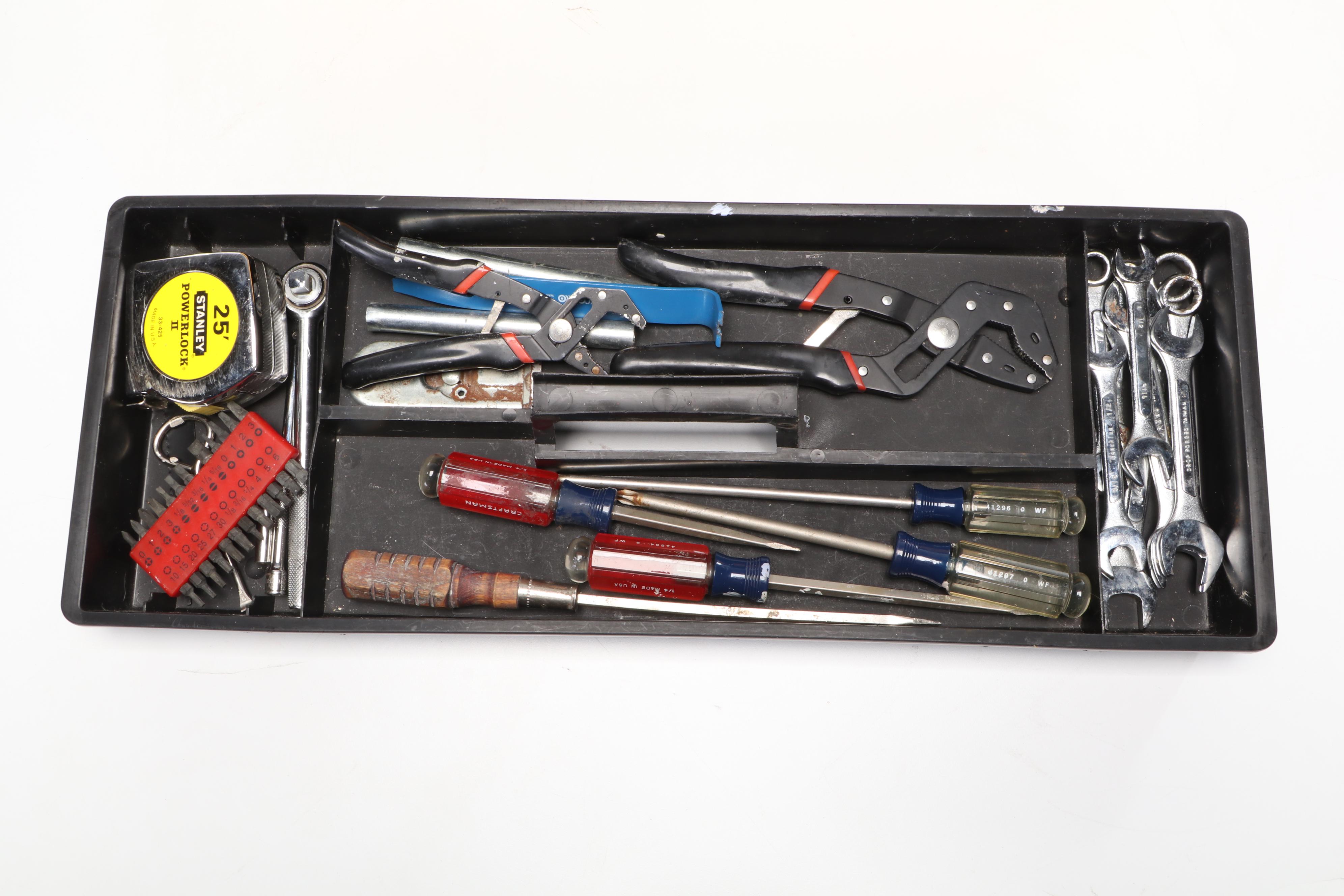 Black & Decker FireStorm Drill with Tool Box and Hand Tools