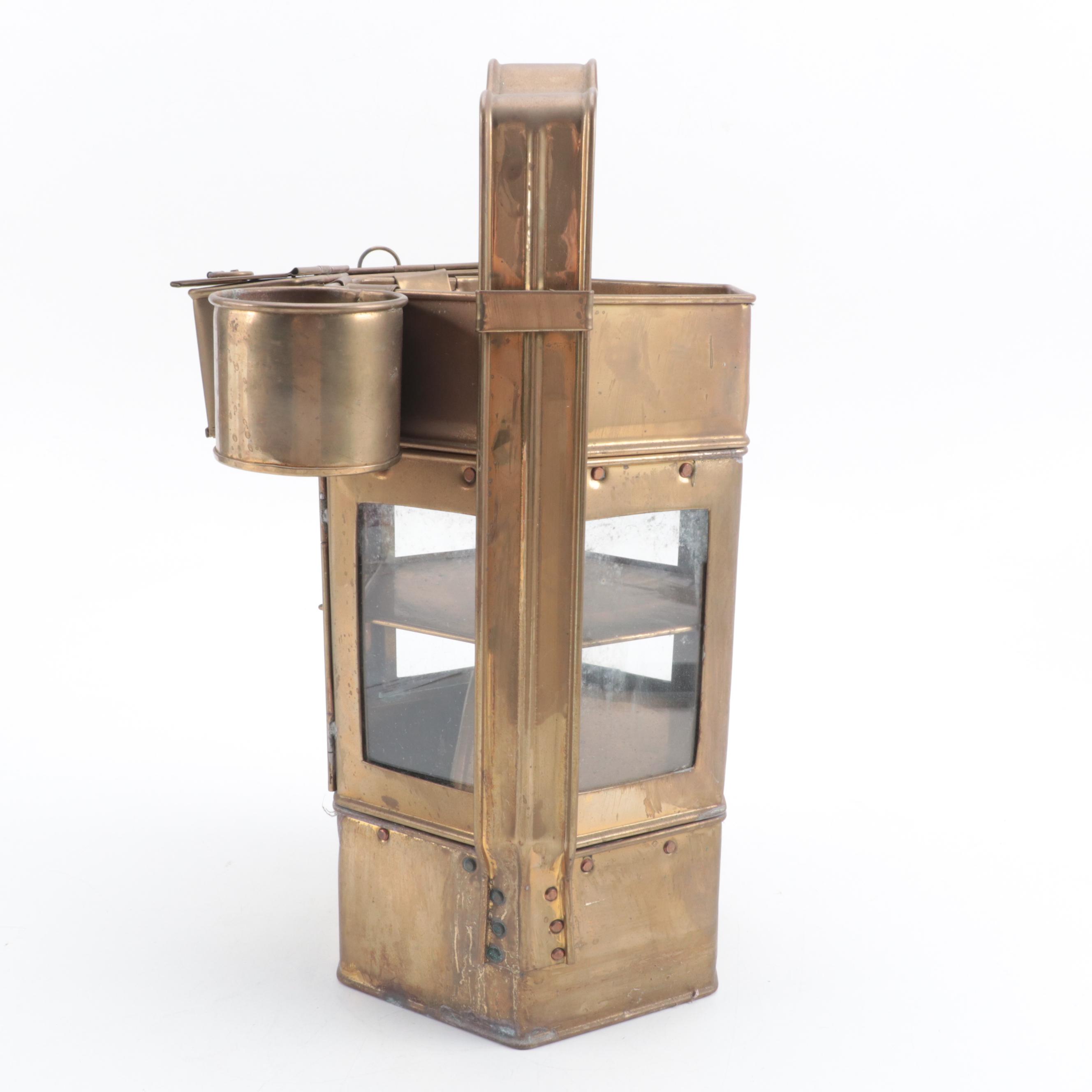 Thai Brass Vendor Noodle Cart, Mid to Late 20th Century