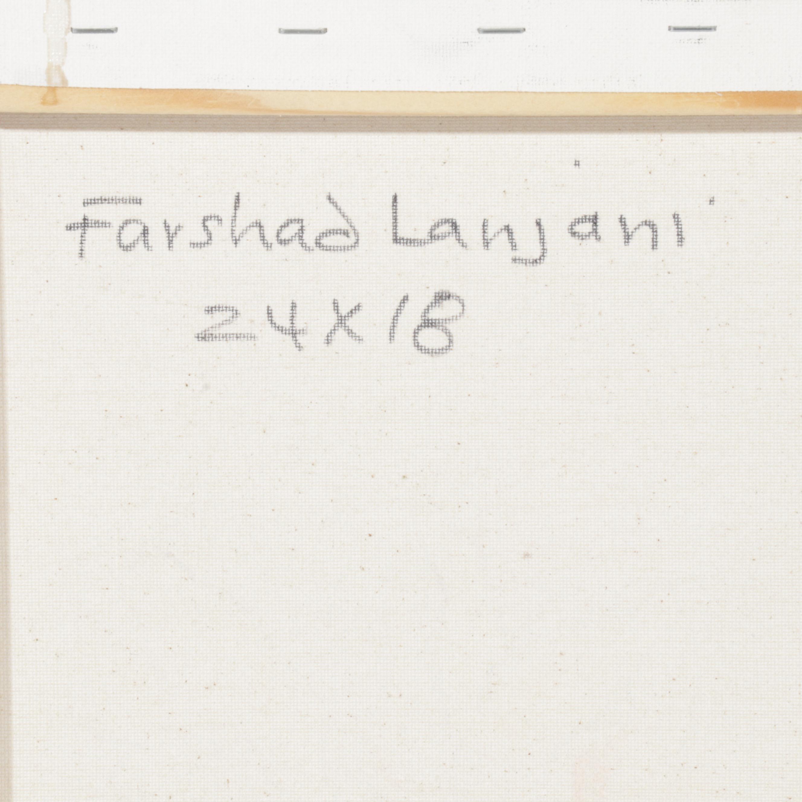 Farshad Lanjani Still Life Acrylic Painting of Sunflowers, 21st Century