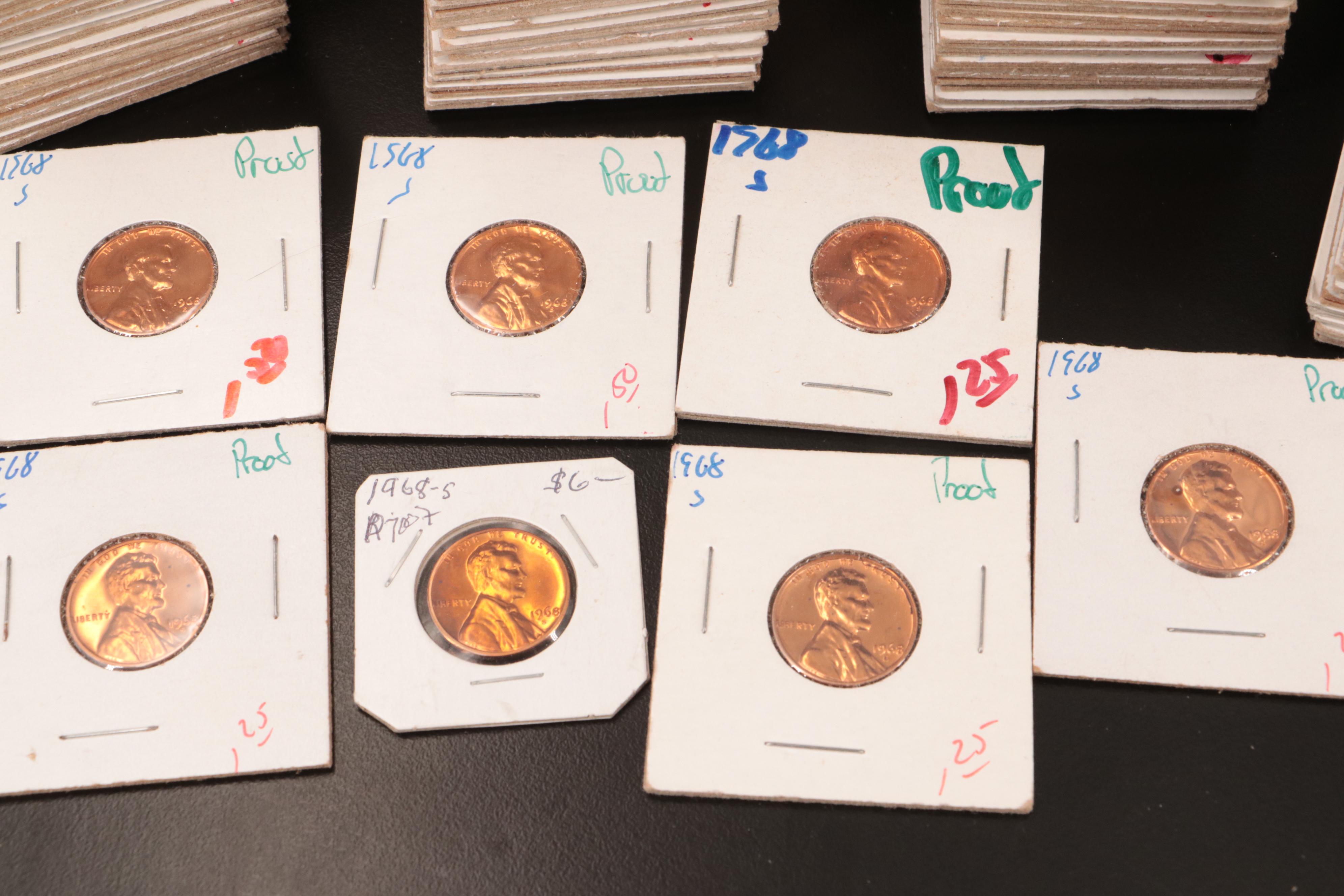 Two Hundred-Fifty Proof Lincoln Cents