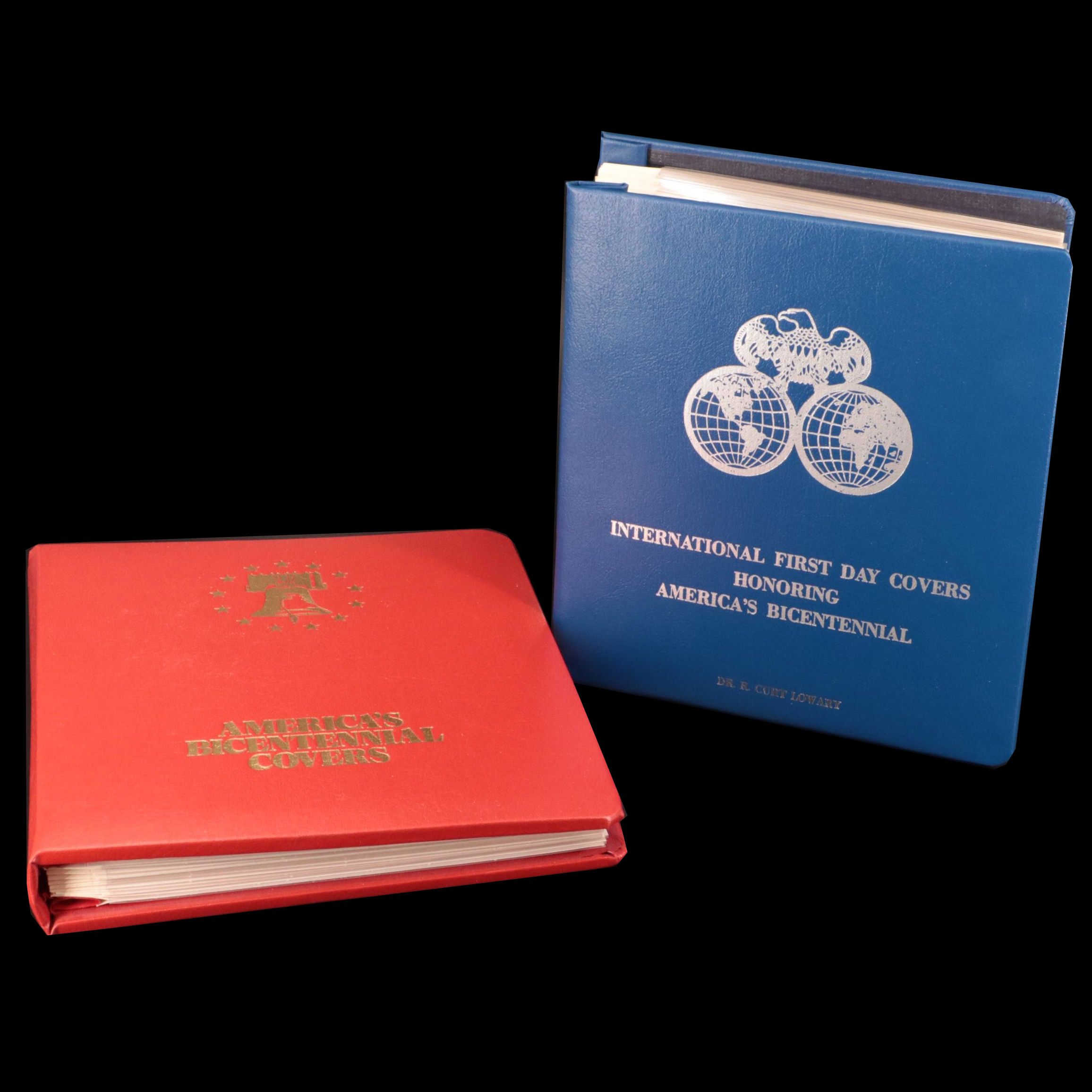 Two Albums Featuring U.S. and International First Day Covers