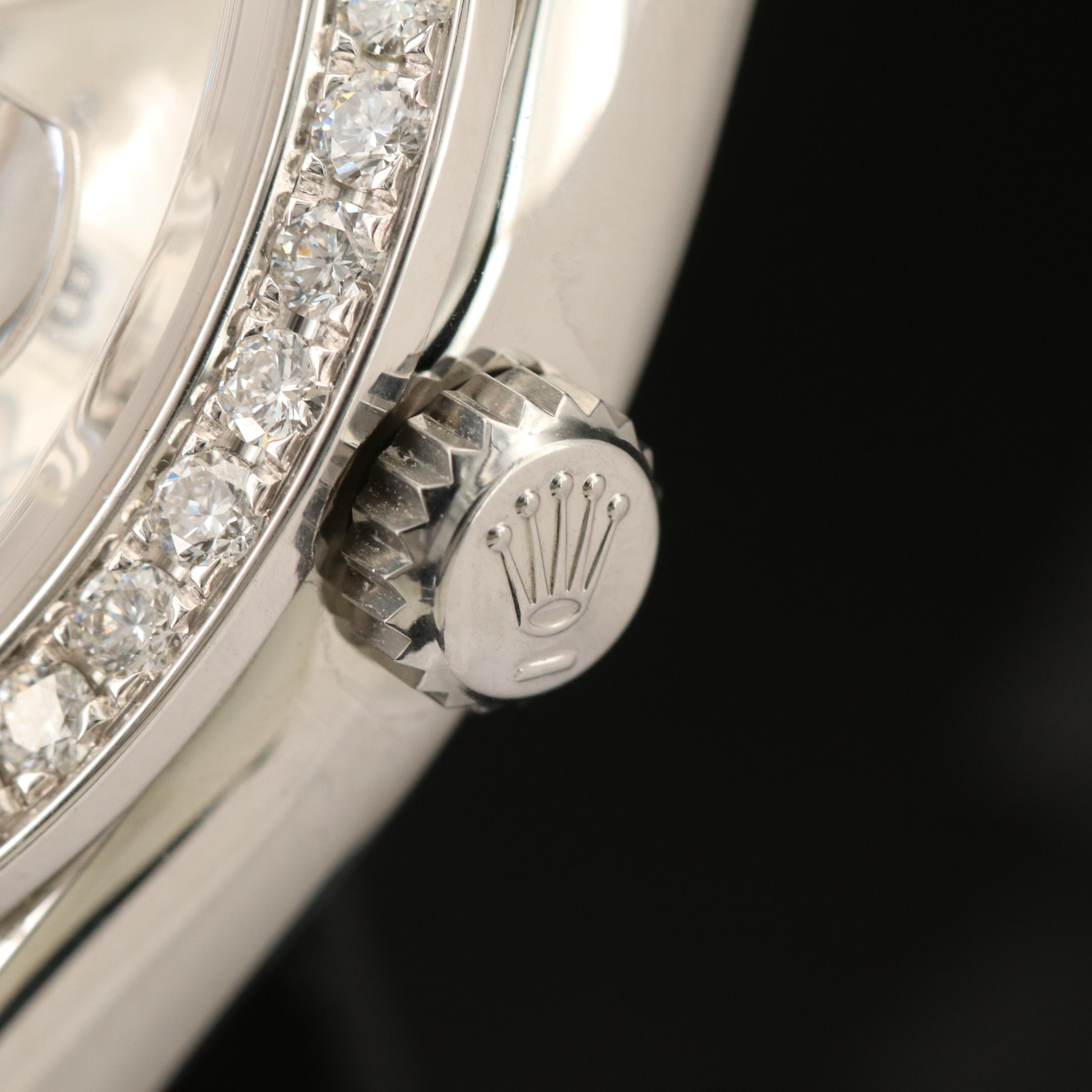 Rolex Oyster Perpetual Datejust 4.49 CTW Diamond and Stainless Steel Watch