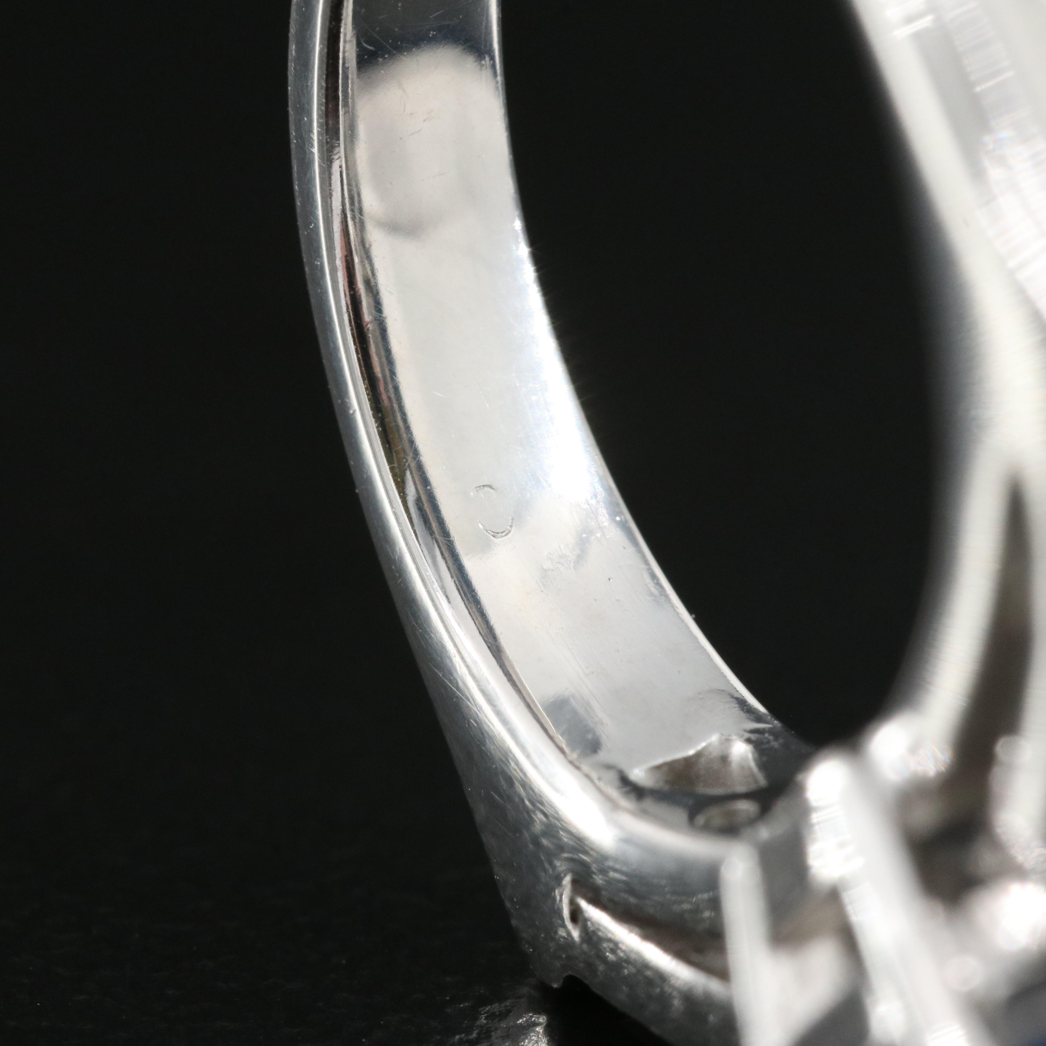 14K 1.67 CT Sapphire and Diamond Ring