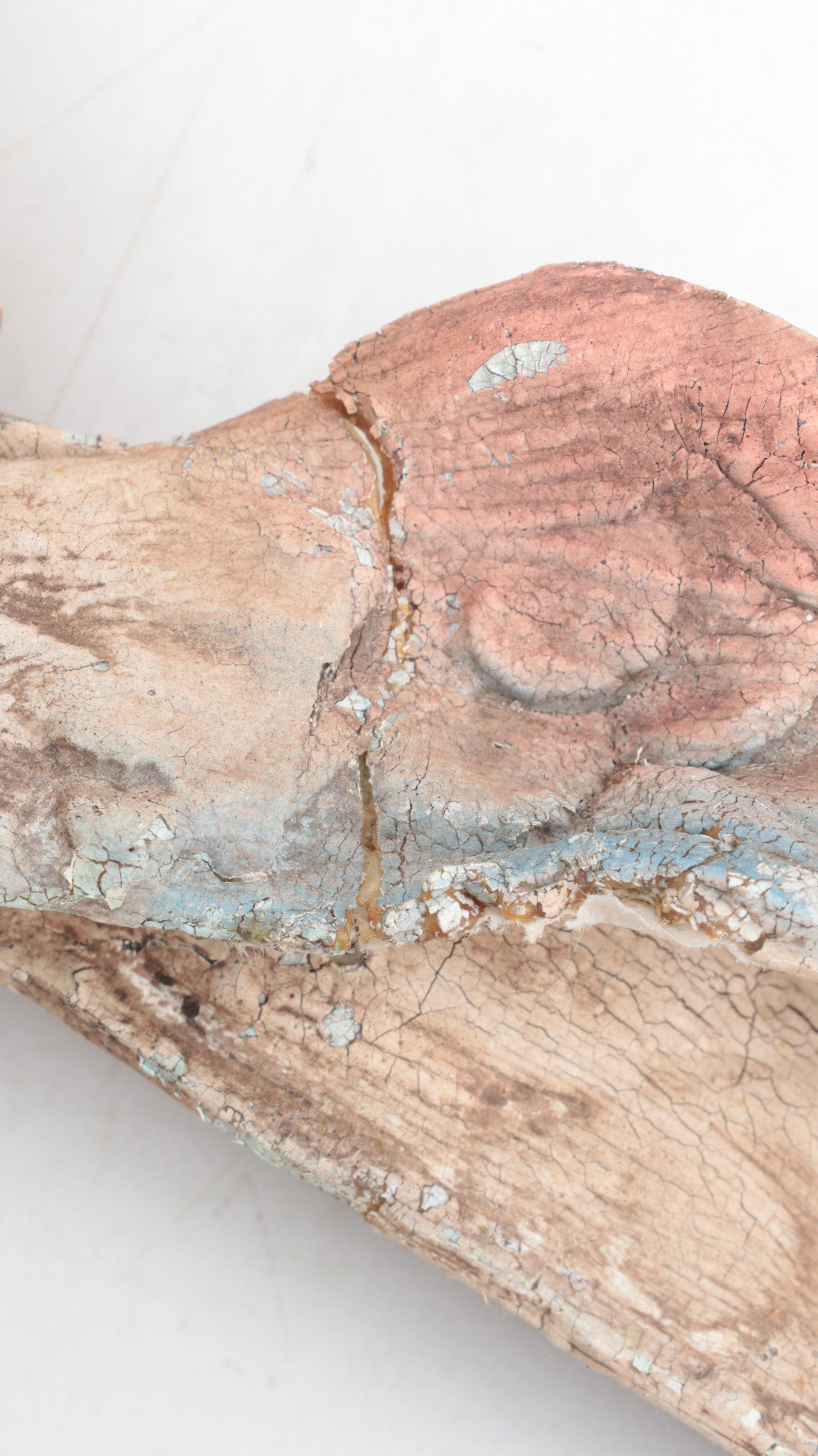 Italian Hand-Painted CartaPesta Papier-Mâché Angel Figurines