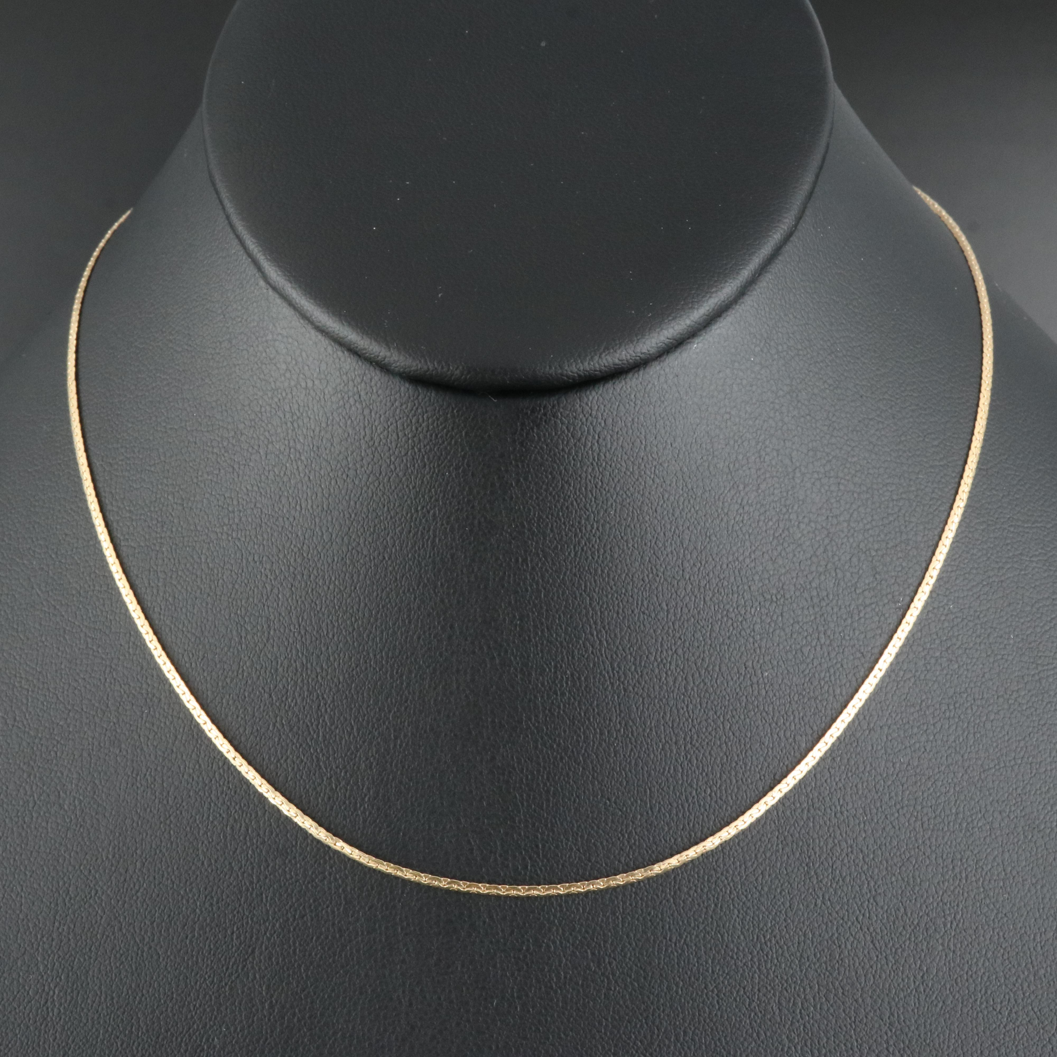 14K C-Link Necklace