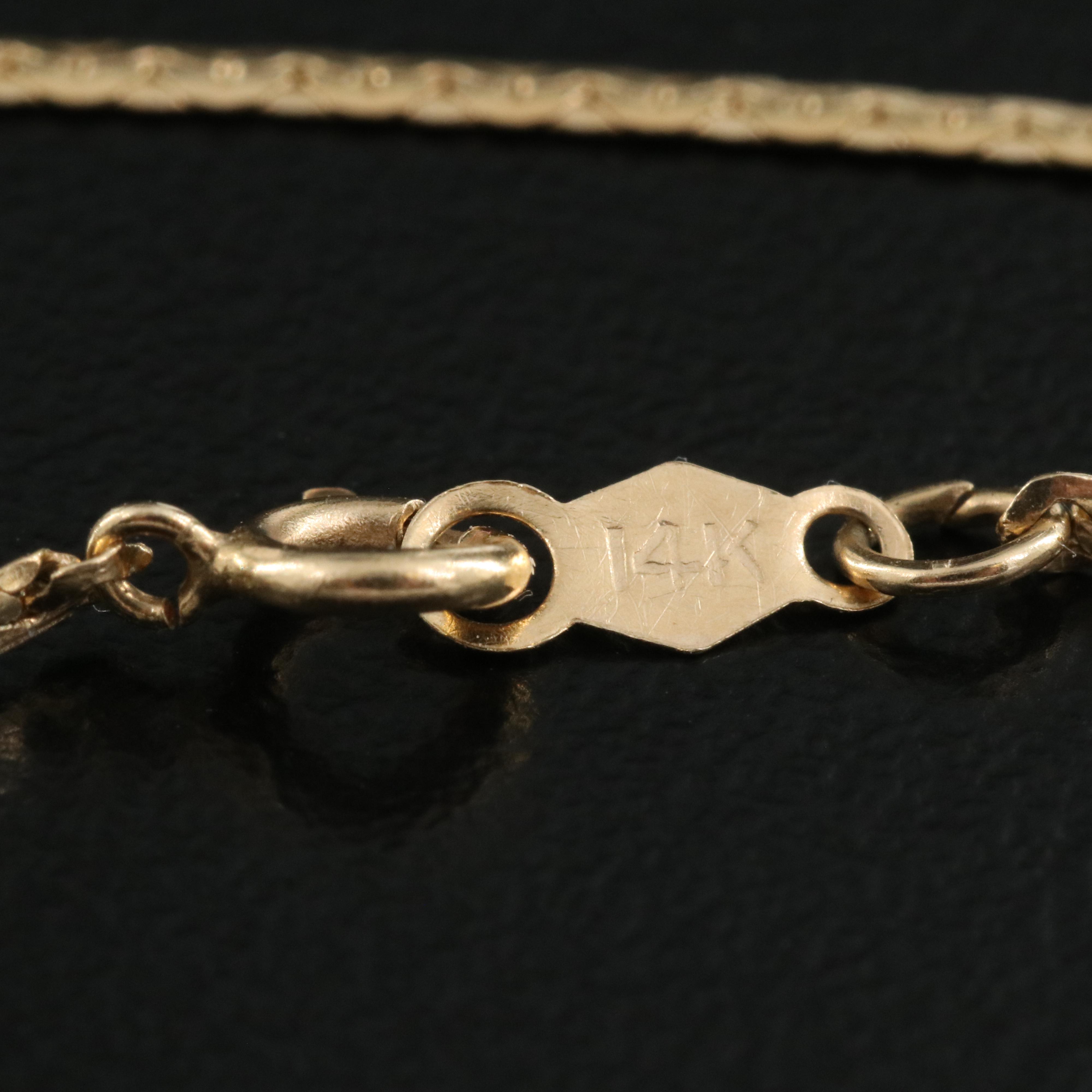 14K C-Link Necklace