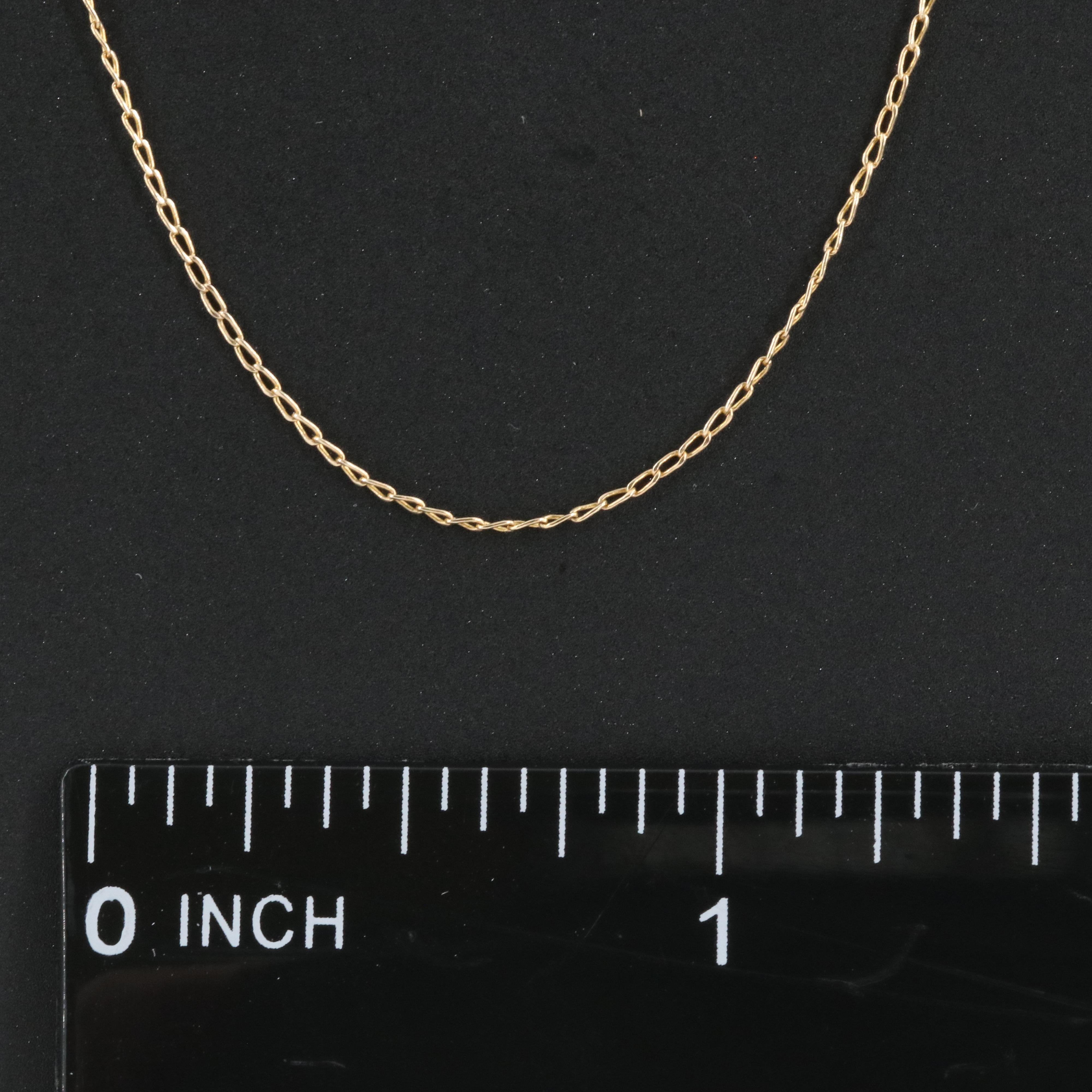 14K Curb Chain Necklace