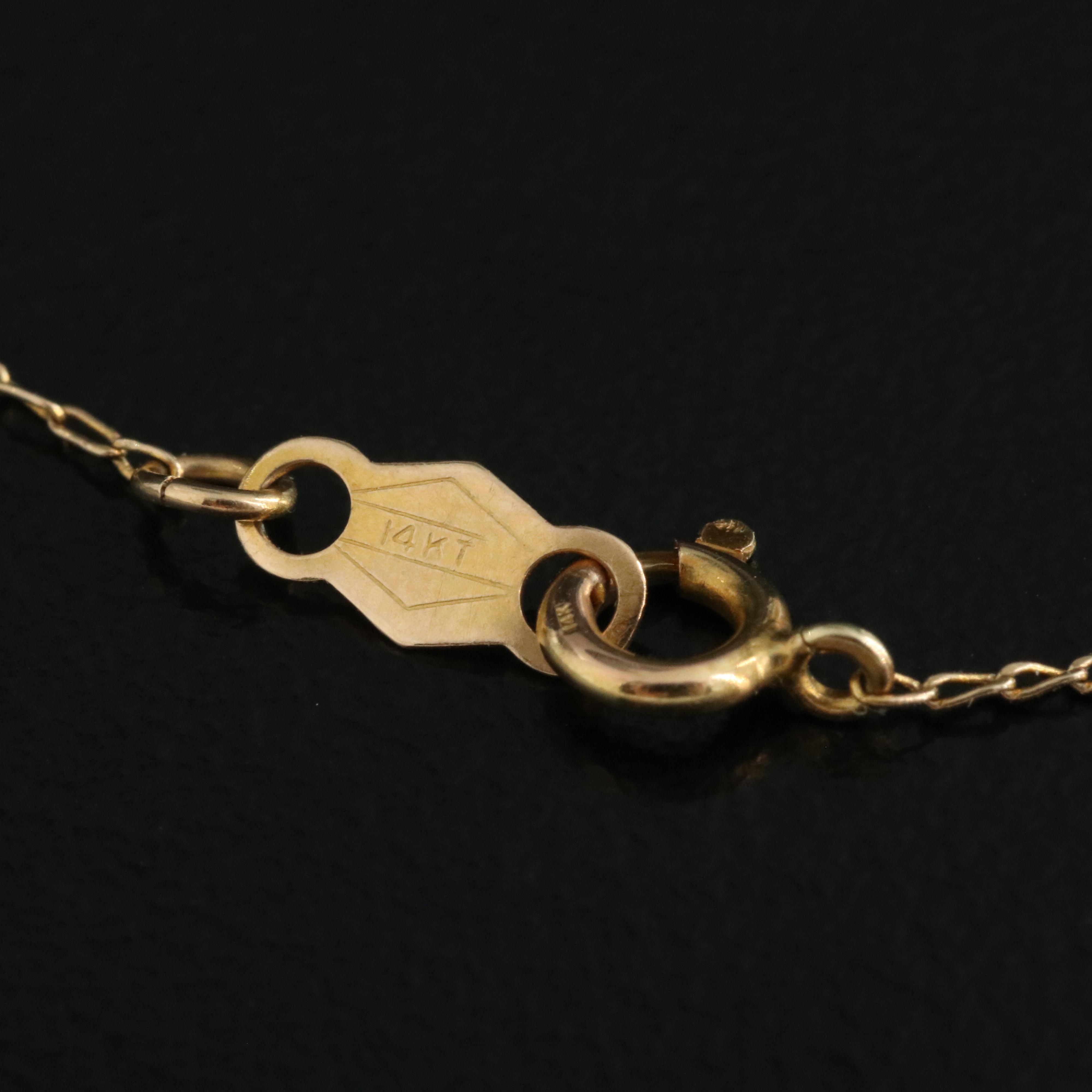 14K Curb Chain Necklace