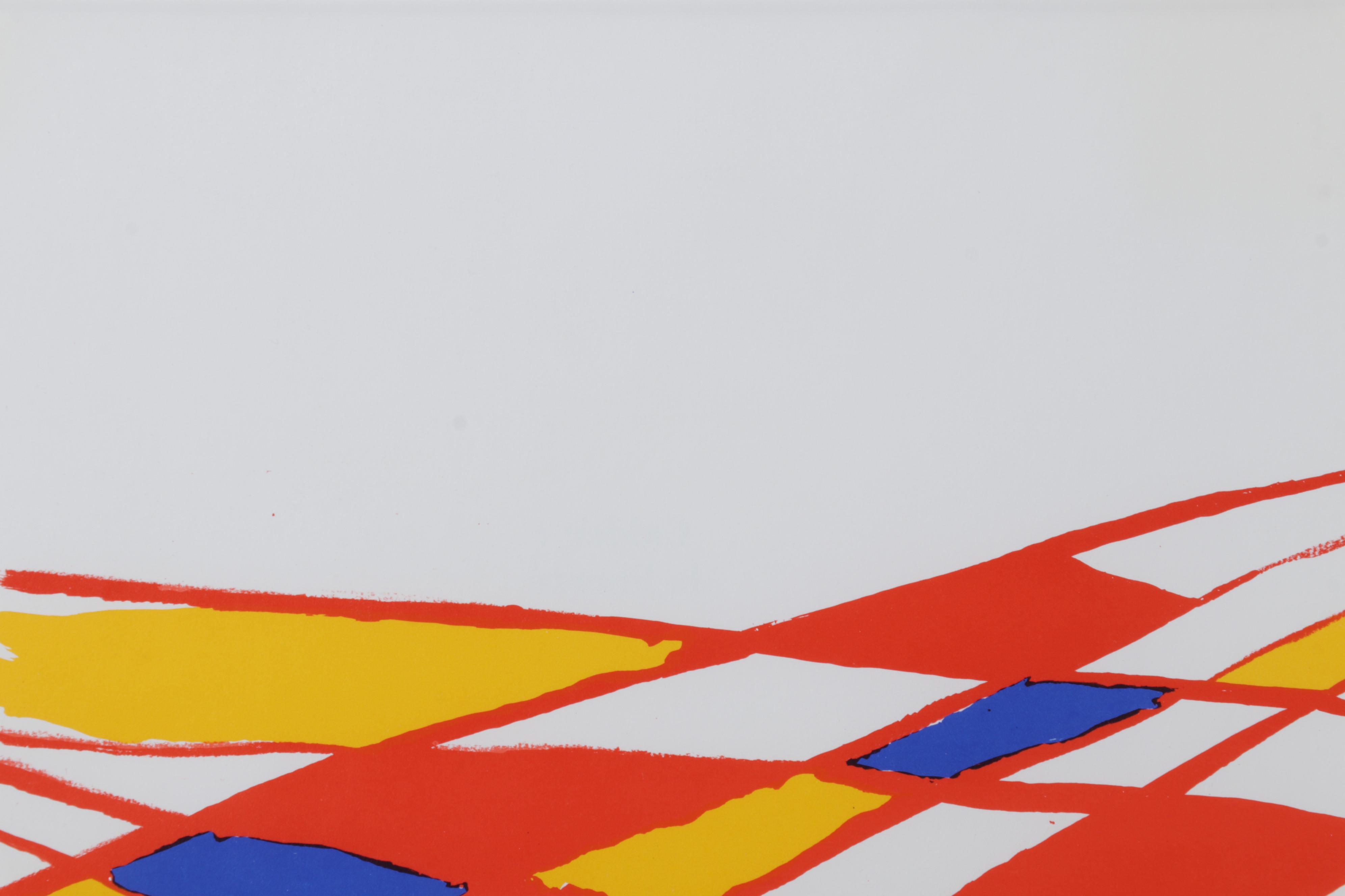 Alexander Calder Color Lithograph for "Derrière le Miroir," 1971