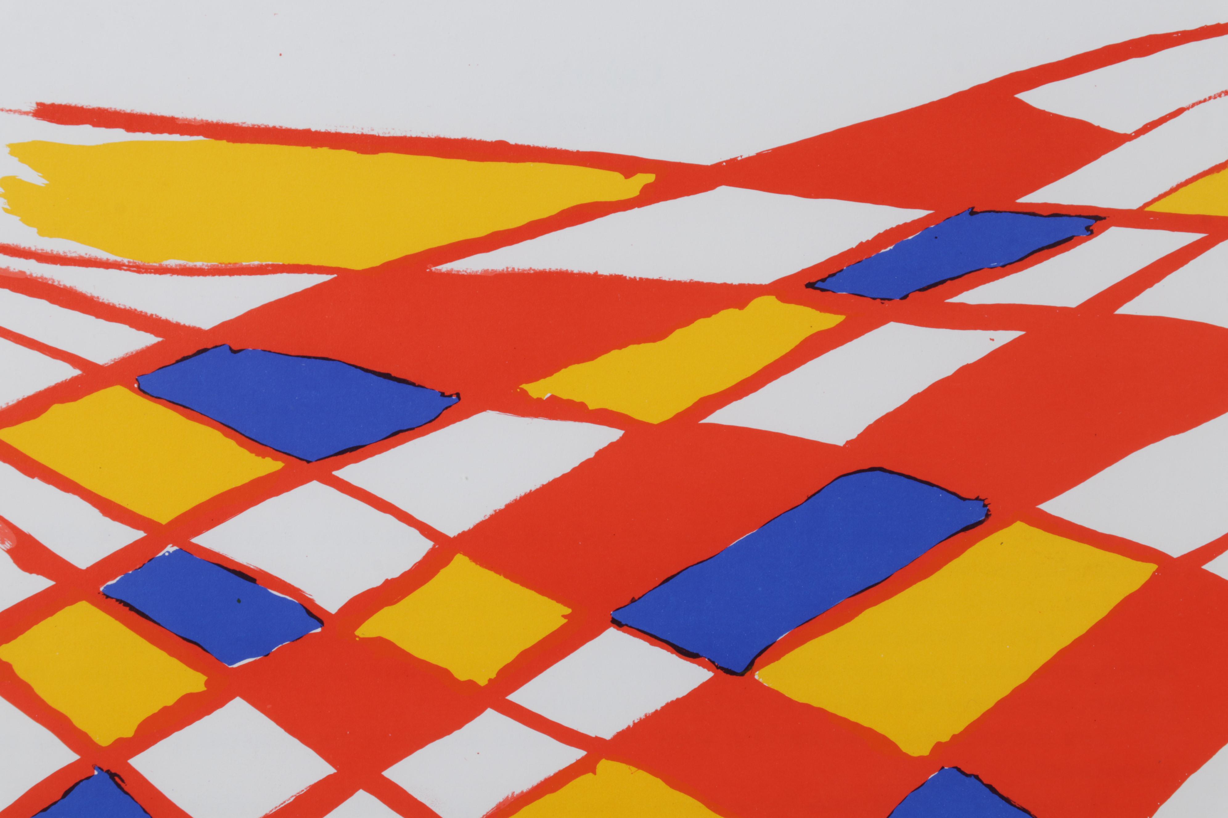 Alexander Calder Color Lithograph for "Derrière le Miroir," 1971