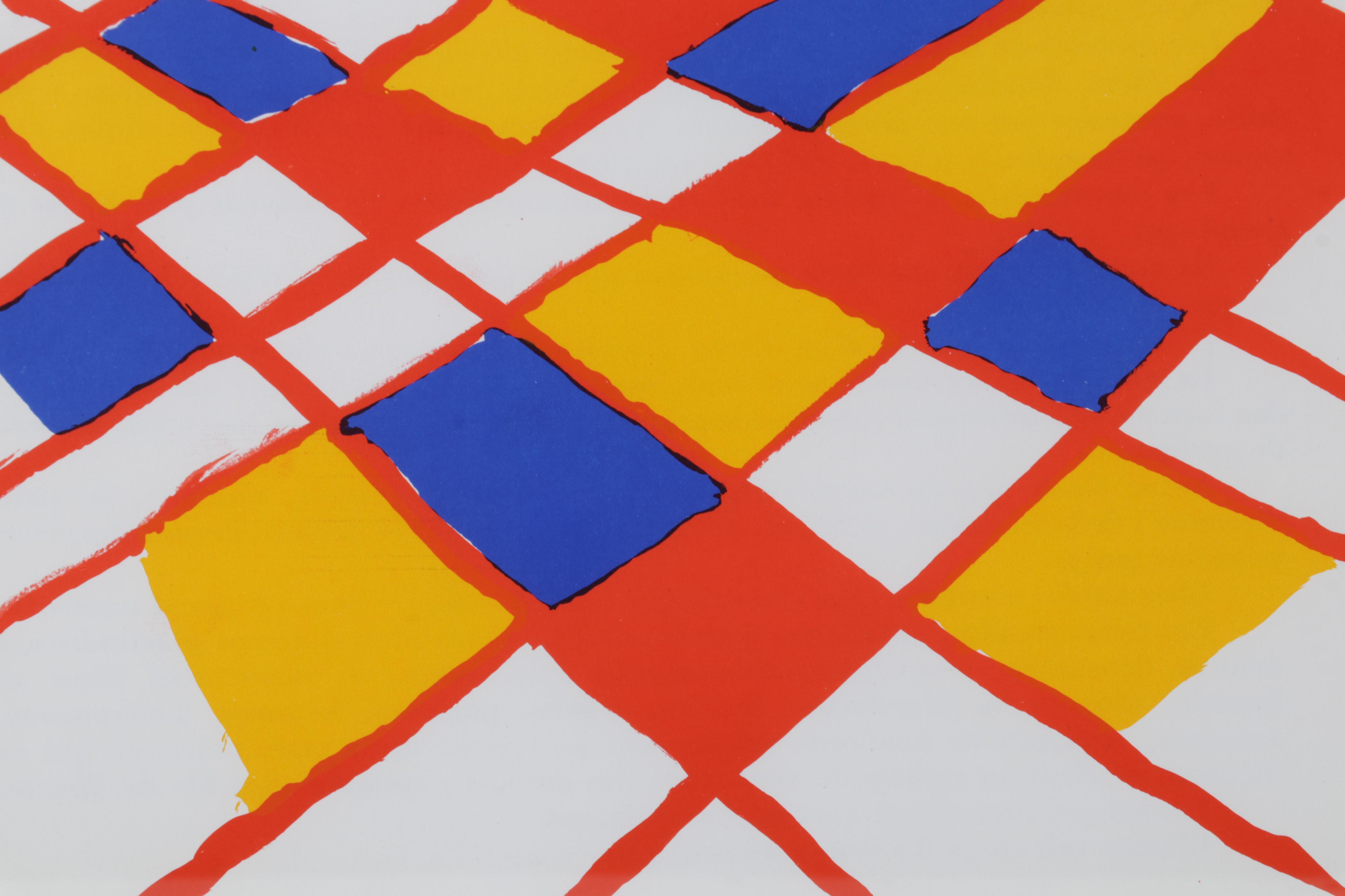 Alexander Calder Color Lithograph for "Derrière le Miroir," 1971