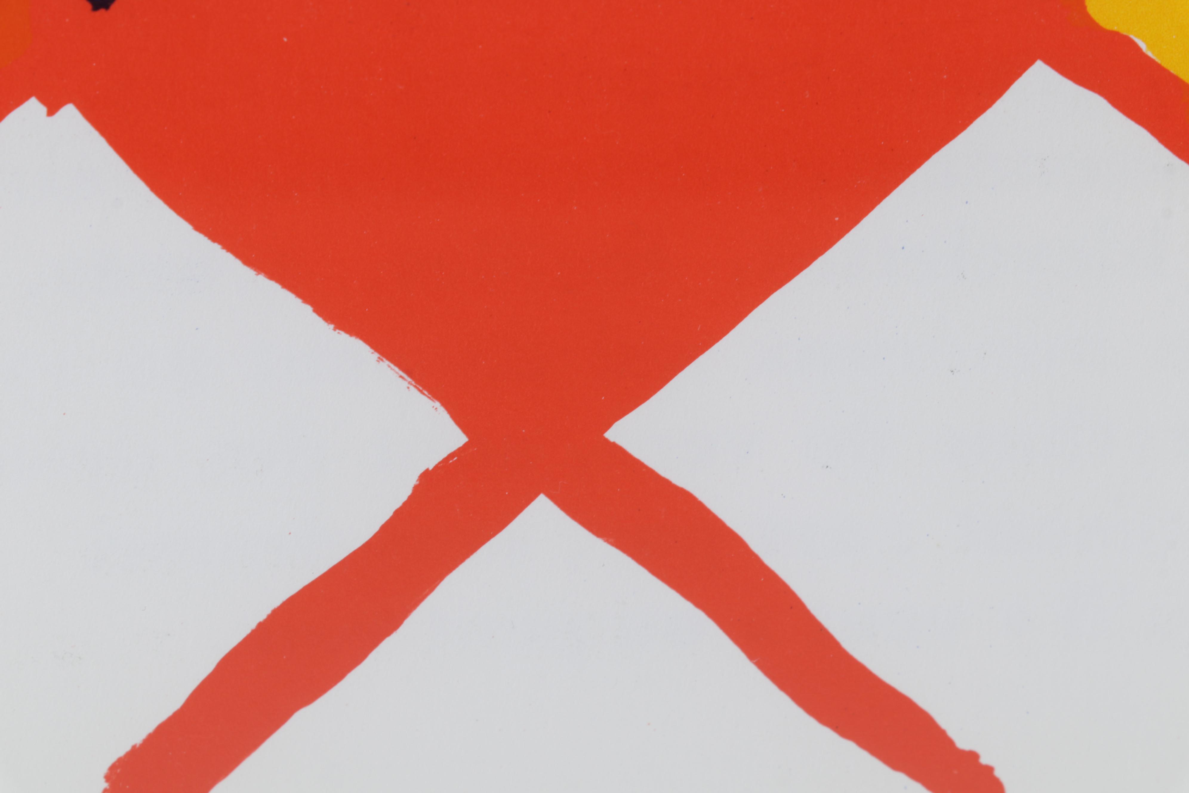 Alexander Calder Color Lithograph for "Derrière le Miroir," 1971