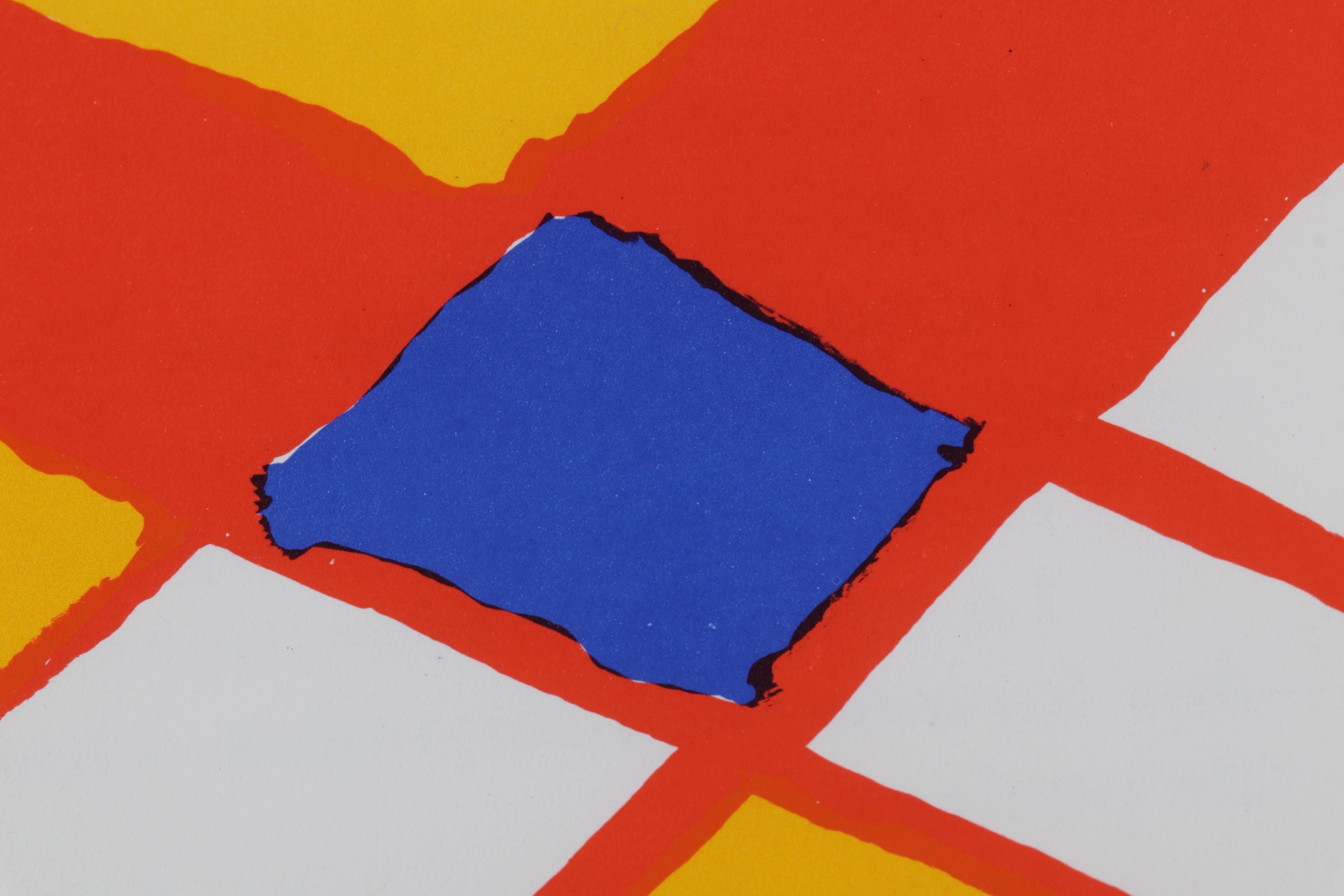 Alexander Calder Color Lithograph for "Derrière le Miroir," 1971