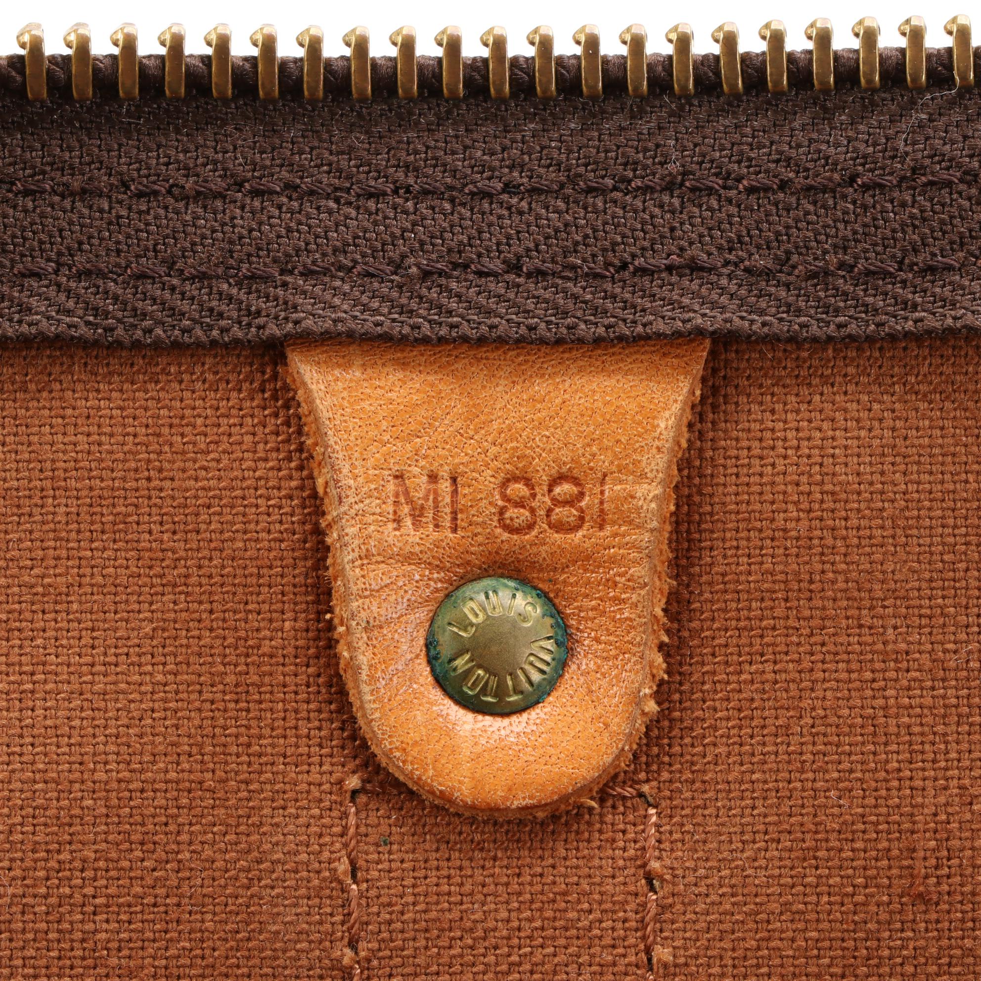 Louis Vuitton Keepall 60 in Monogram Canvas and Vachetta Leather