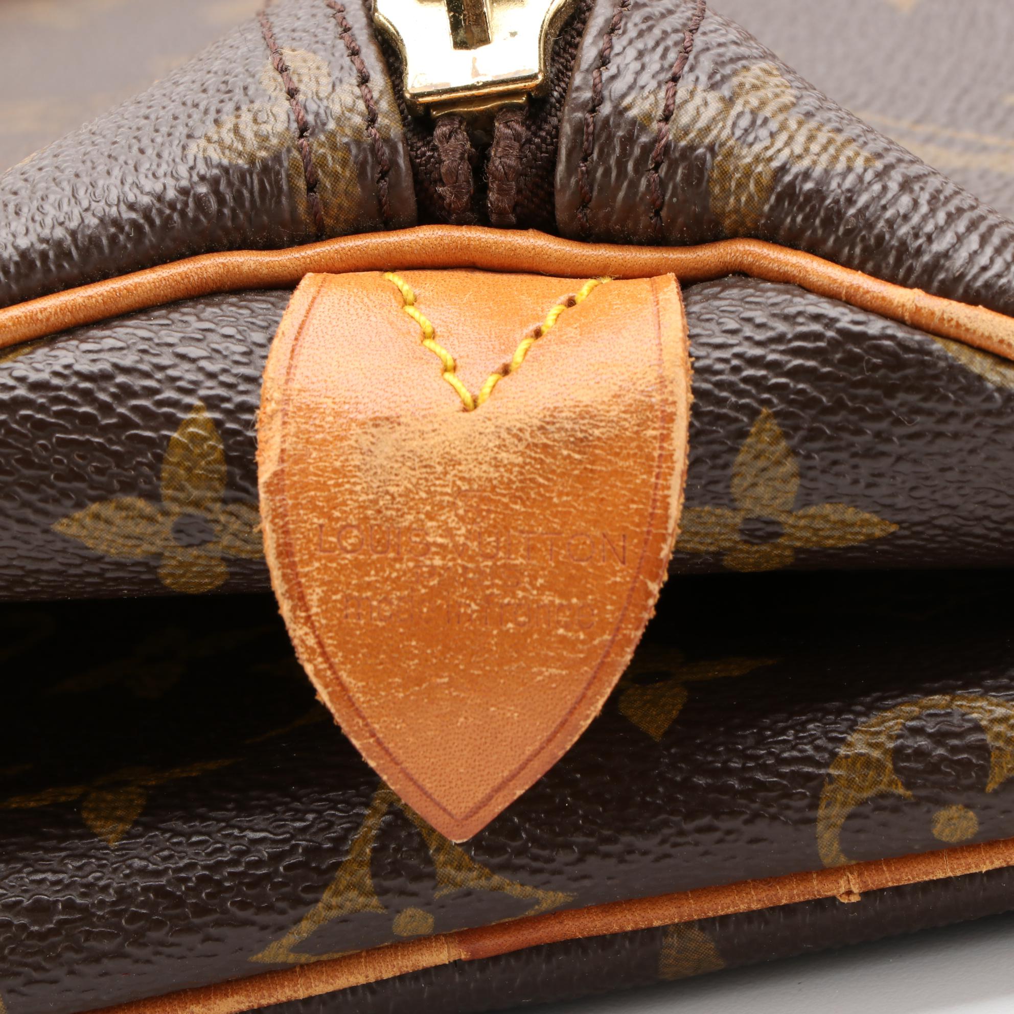Louis Vuitton Keepall 60 in Monogram Canvas and Vachetta Leather