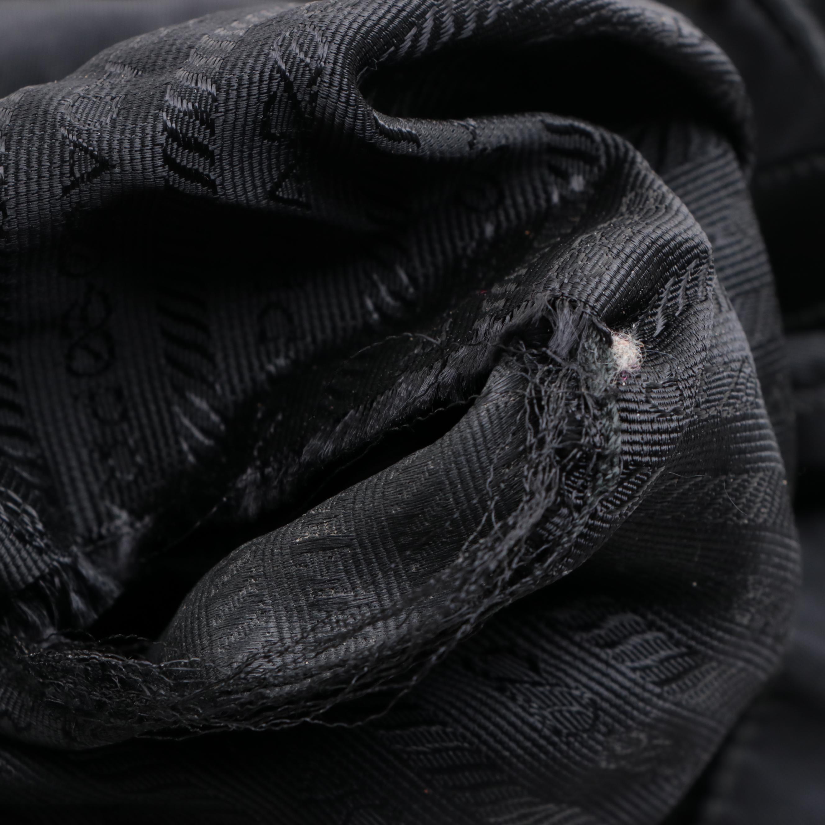 Prada Rucksack Backpack in Black Nylon Gabardine and Leather