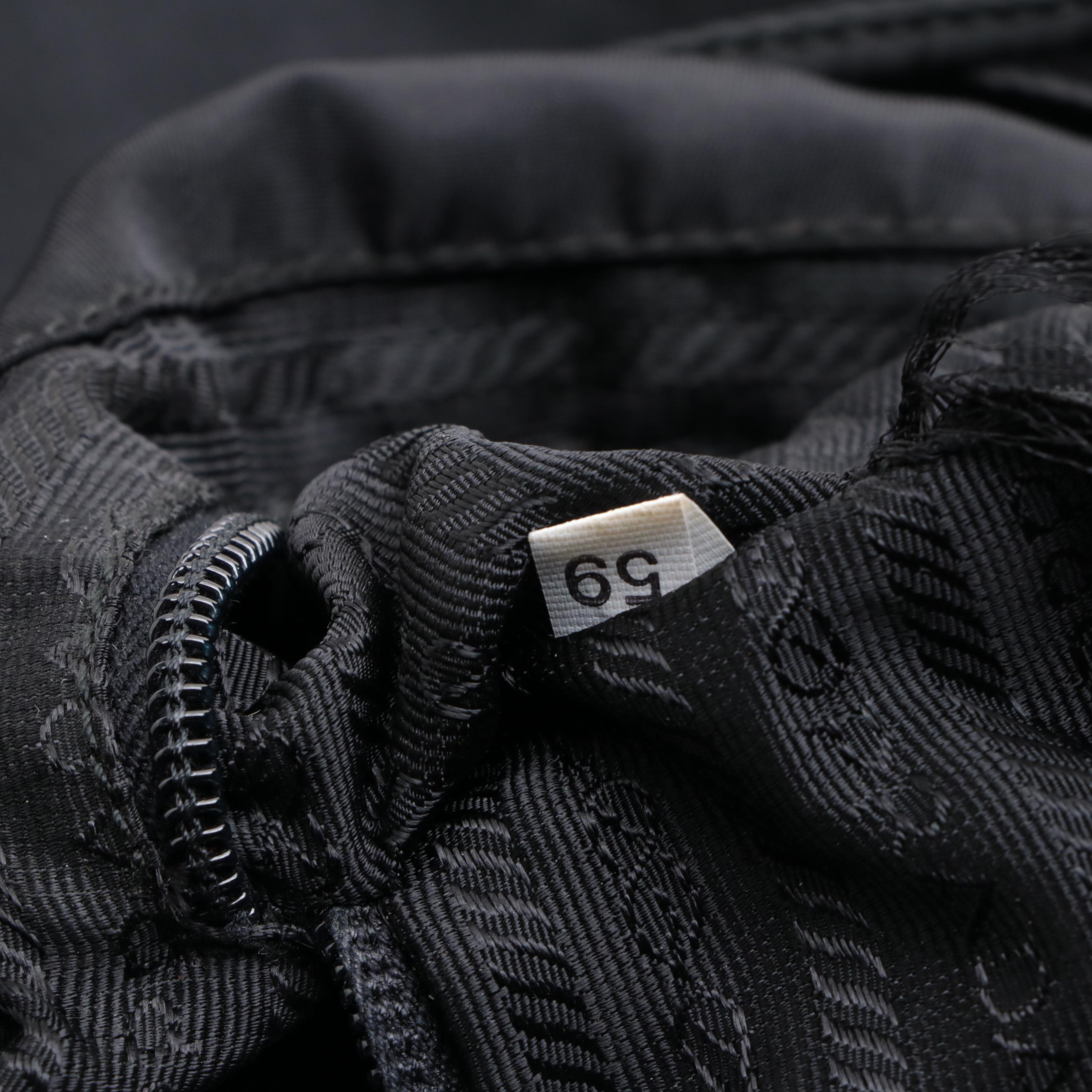 Prada Rucksack Backpack in Black Nylon Gabardine and Leather