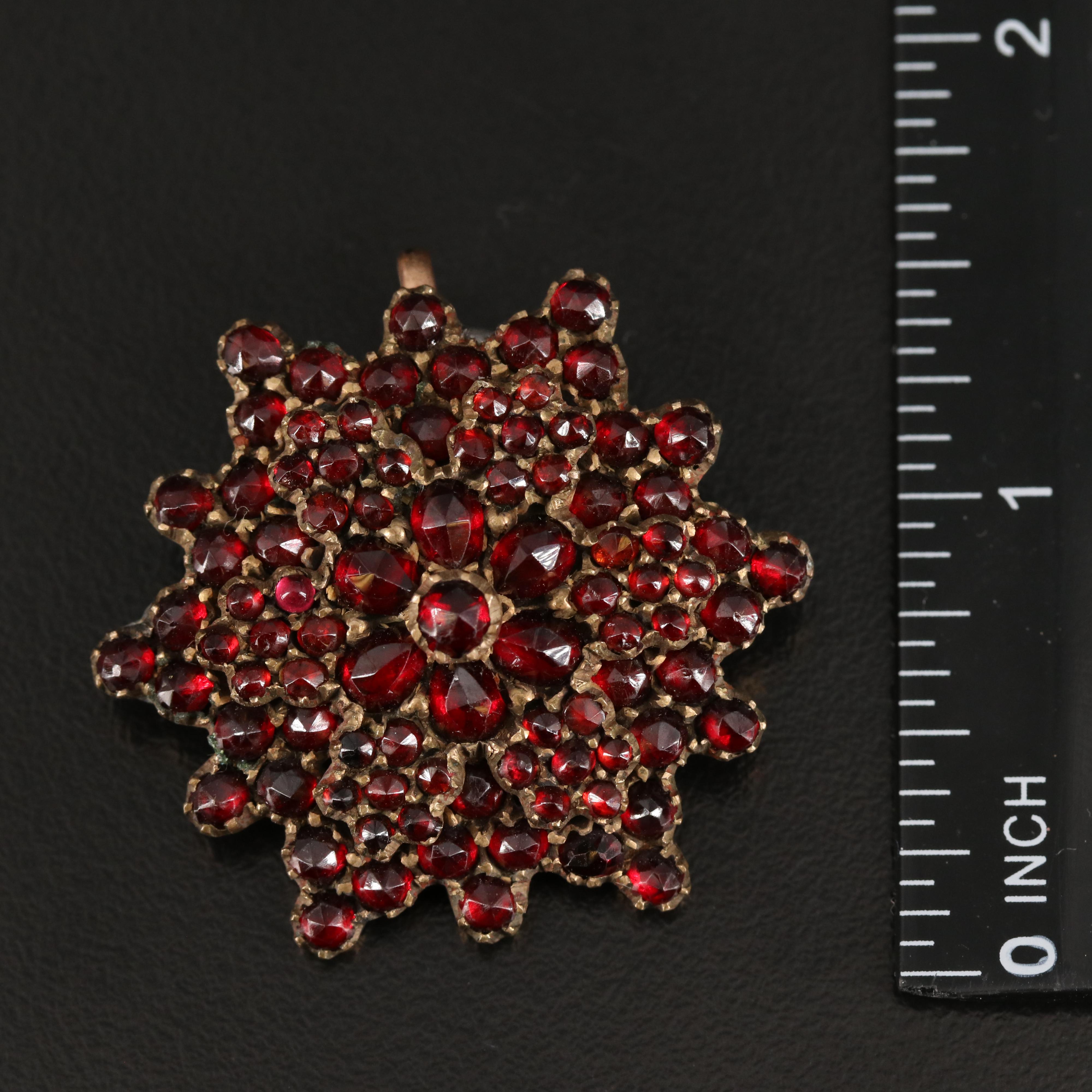 Victorian Garnet Bracelet and Watch Pin