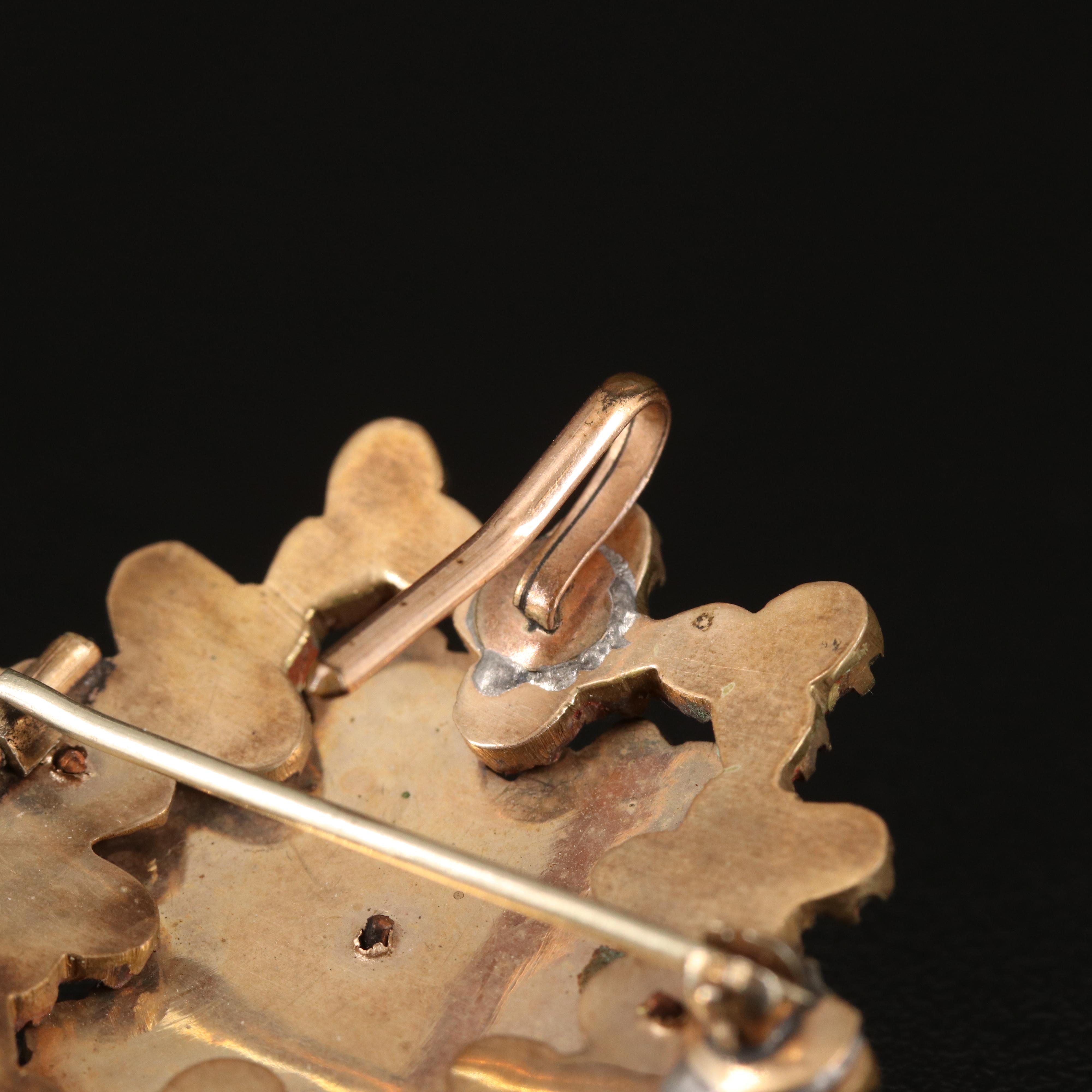 Victorian Garnet Bracelet and Watch Pin