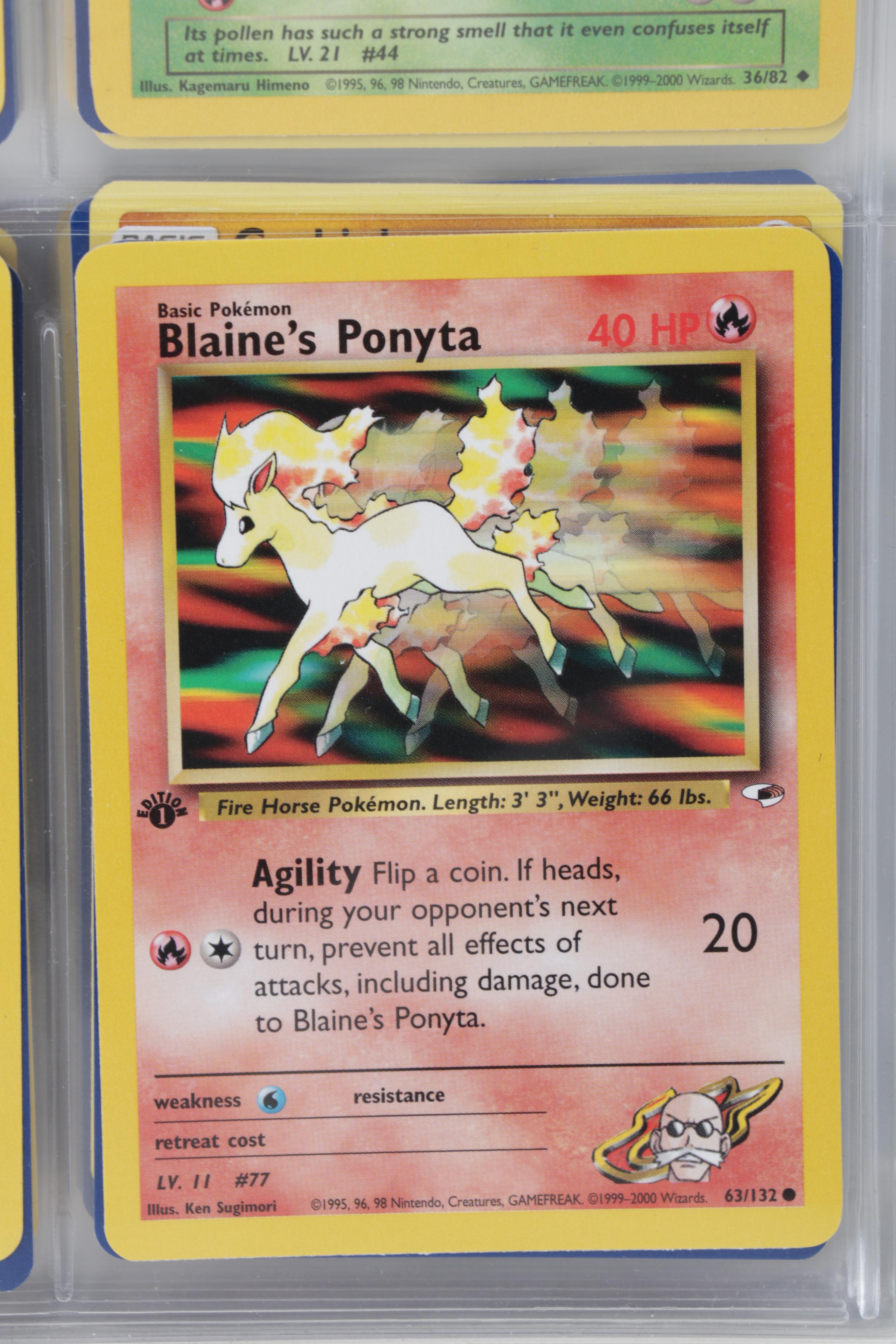 Pokémon Trading Cards Including First Edition Brock's Sandshrew, 1999-2022