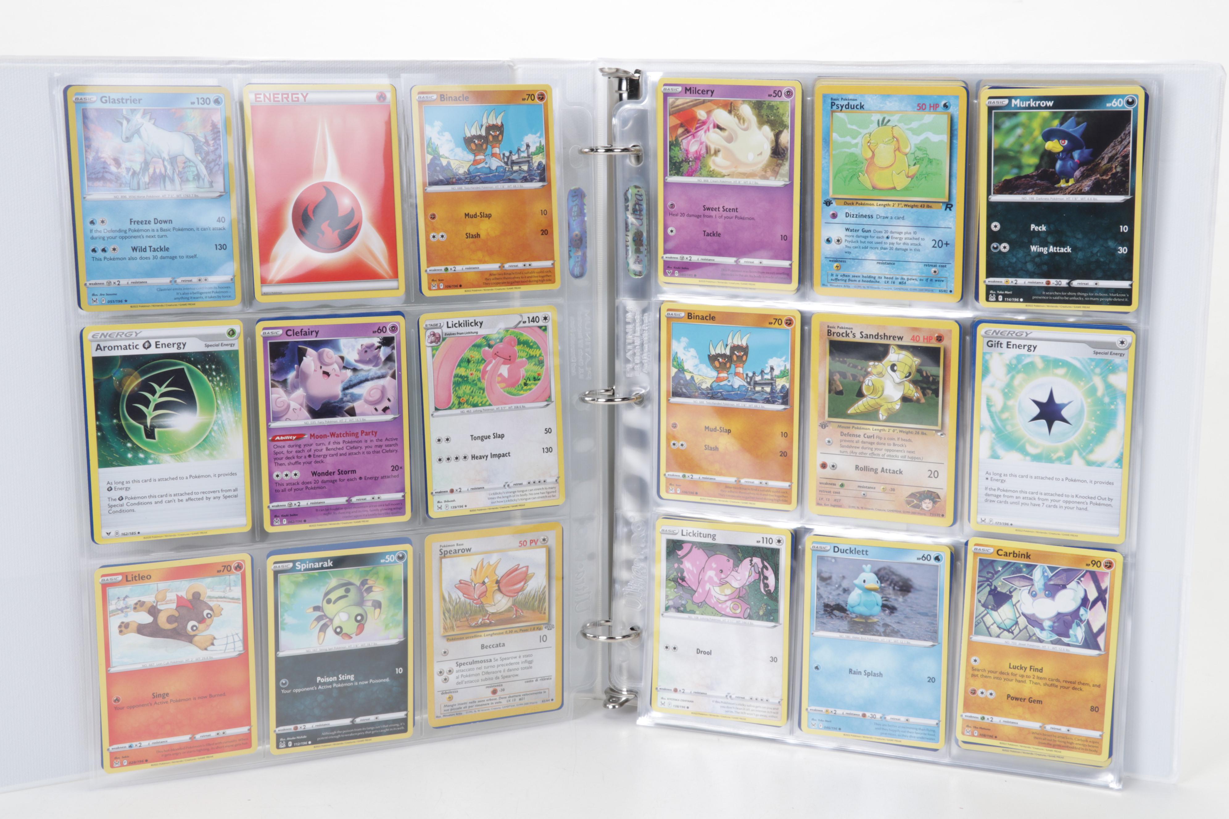 Pokémon Trading Cards Including First Edition Brock's Sandshrew, 1999-2022