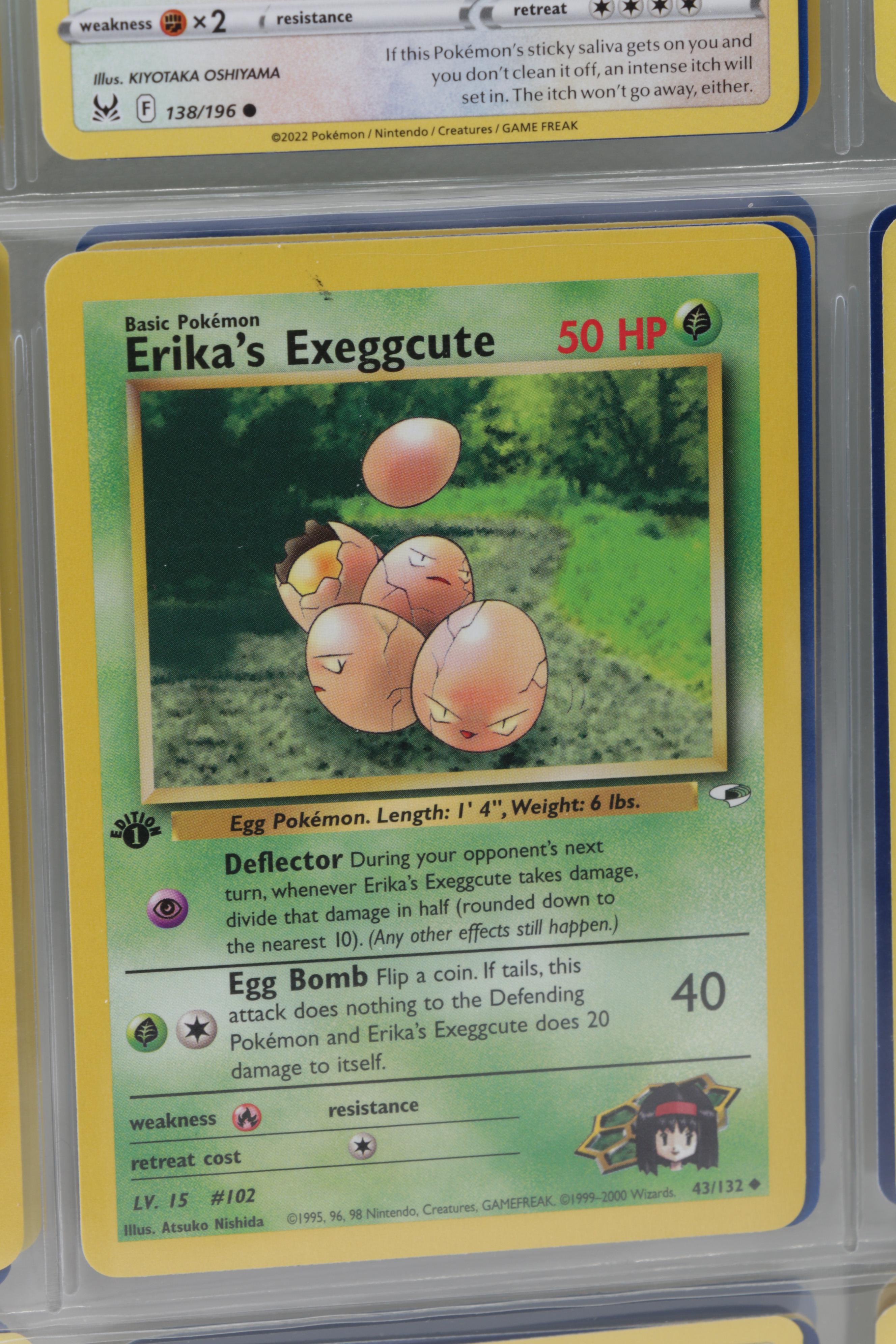 Pokémon Trading Cards Including First Edition Brock's Sandshrew, 1999-2022