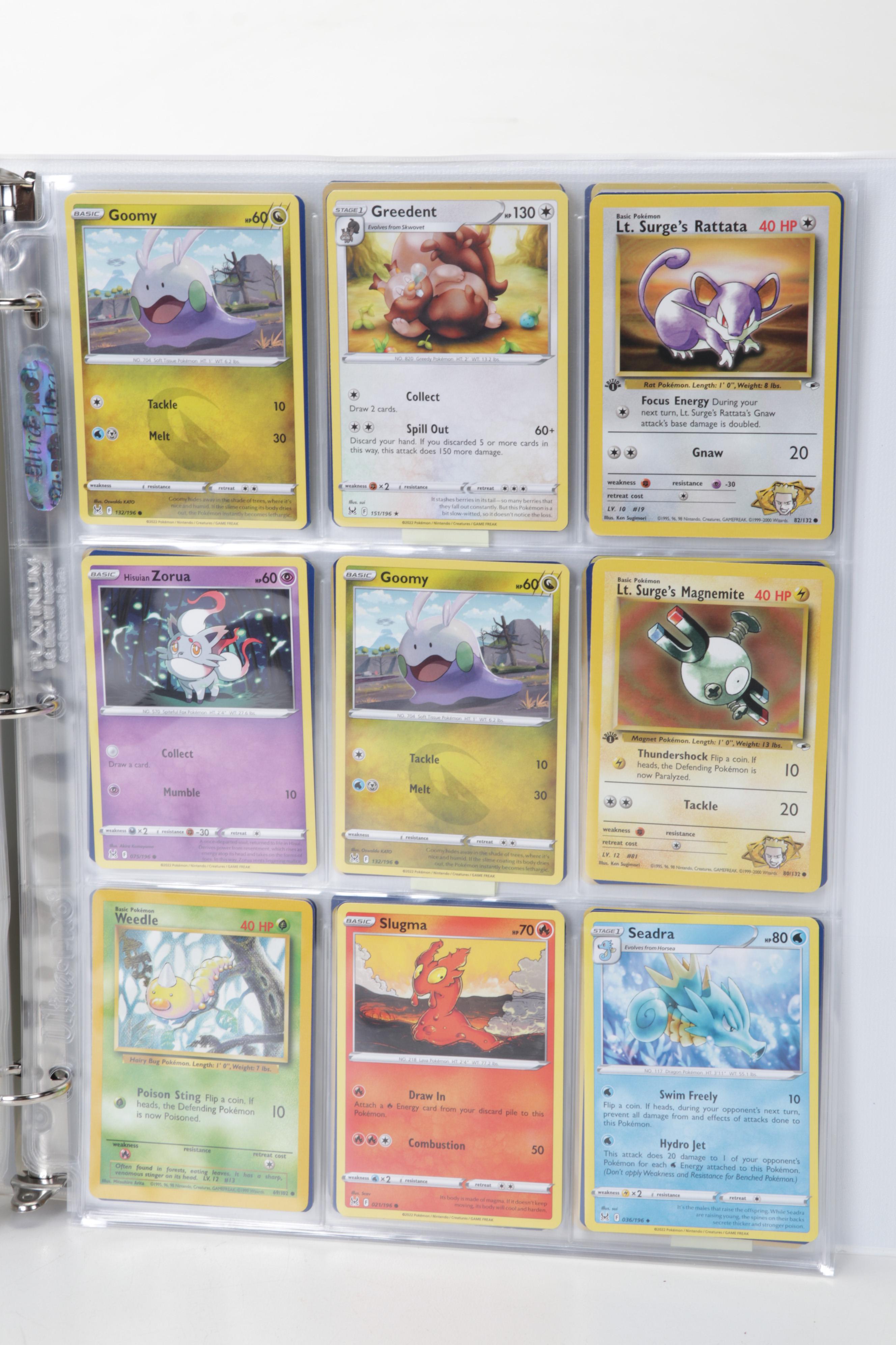 Pokémon Trading Cards Including First Edition Brock's Sandshrew, 1999-2022