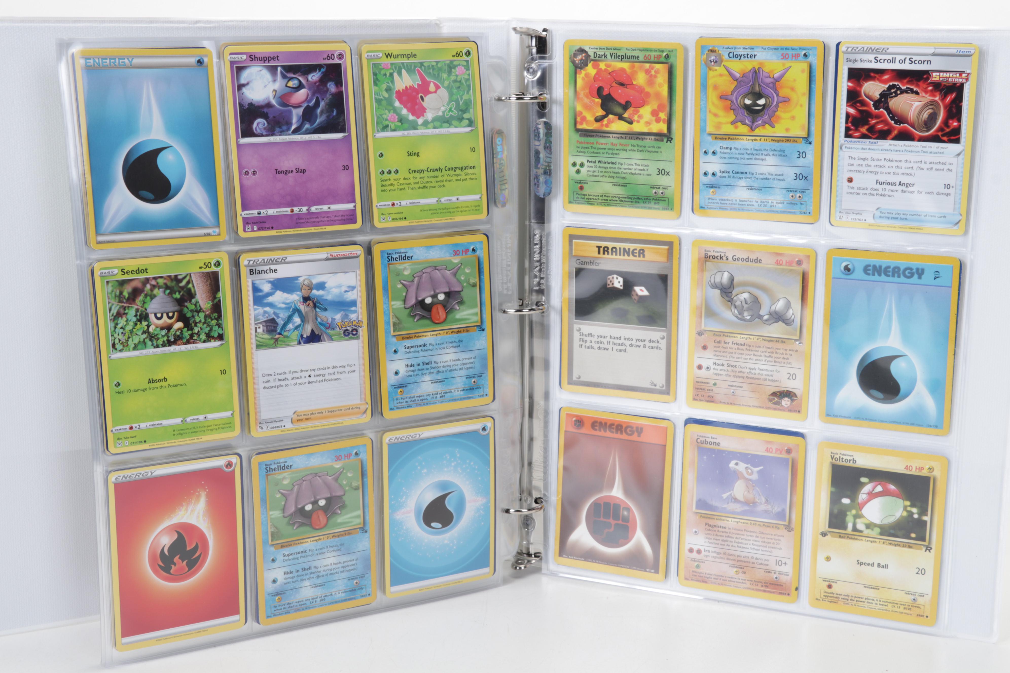 Pokémon Trading Cards Including First Edition Brock's Sandshrew, 1999-2022