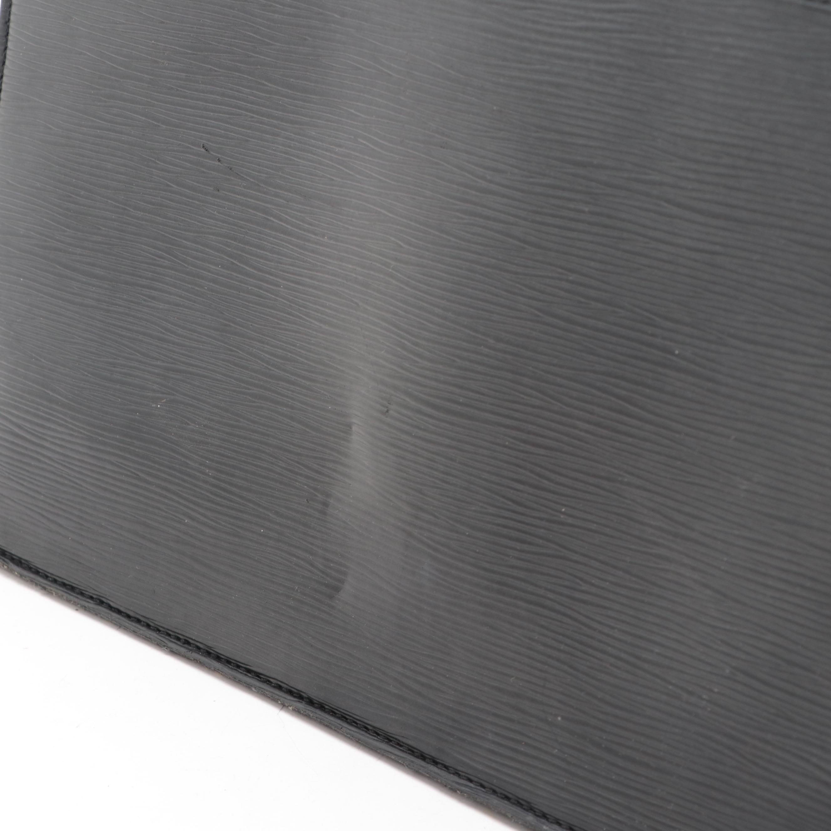 Louis Vuitton Riviera Top Handle Bag in Black Epi Leather