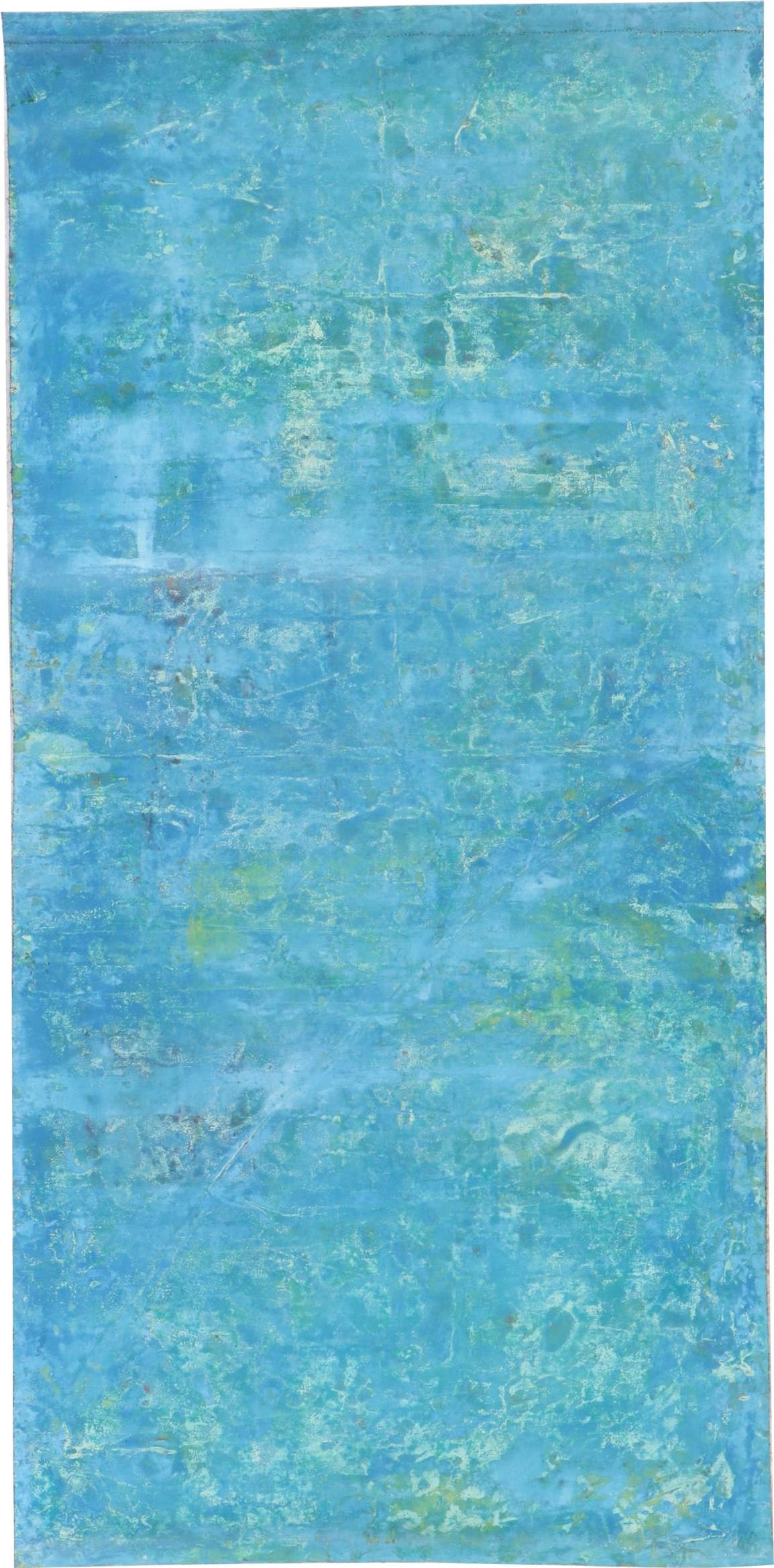 Folk Art Abstract Acrylic Painting, Circa 2000