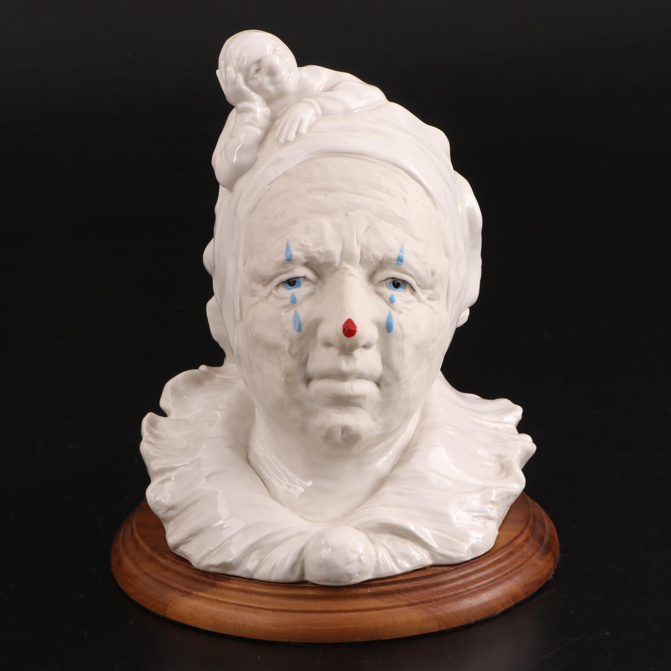 Limited Edition Andreoli Clown Figurines