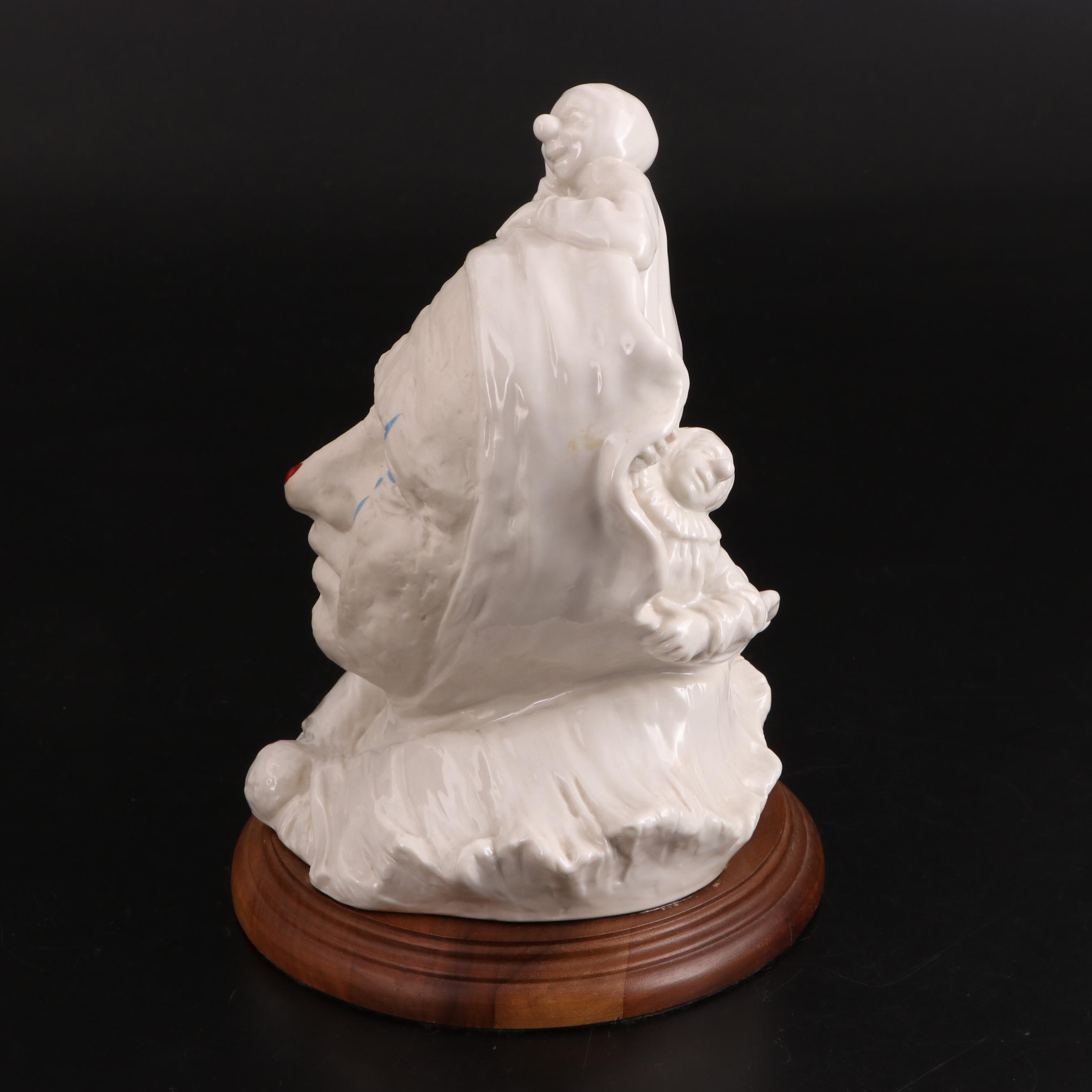 Limited Edition Andreoli Clown Figurines