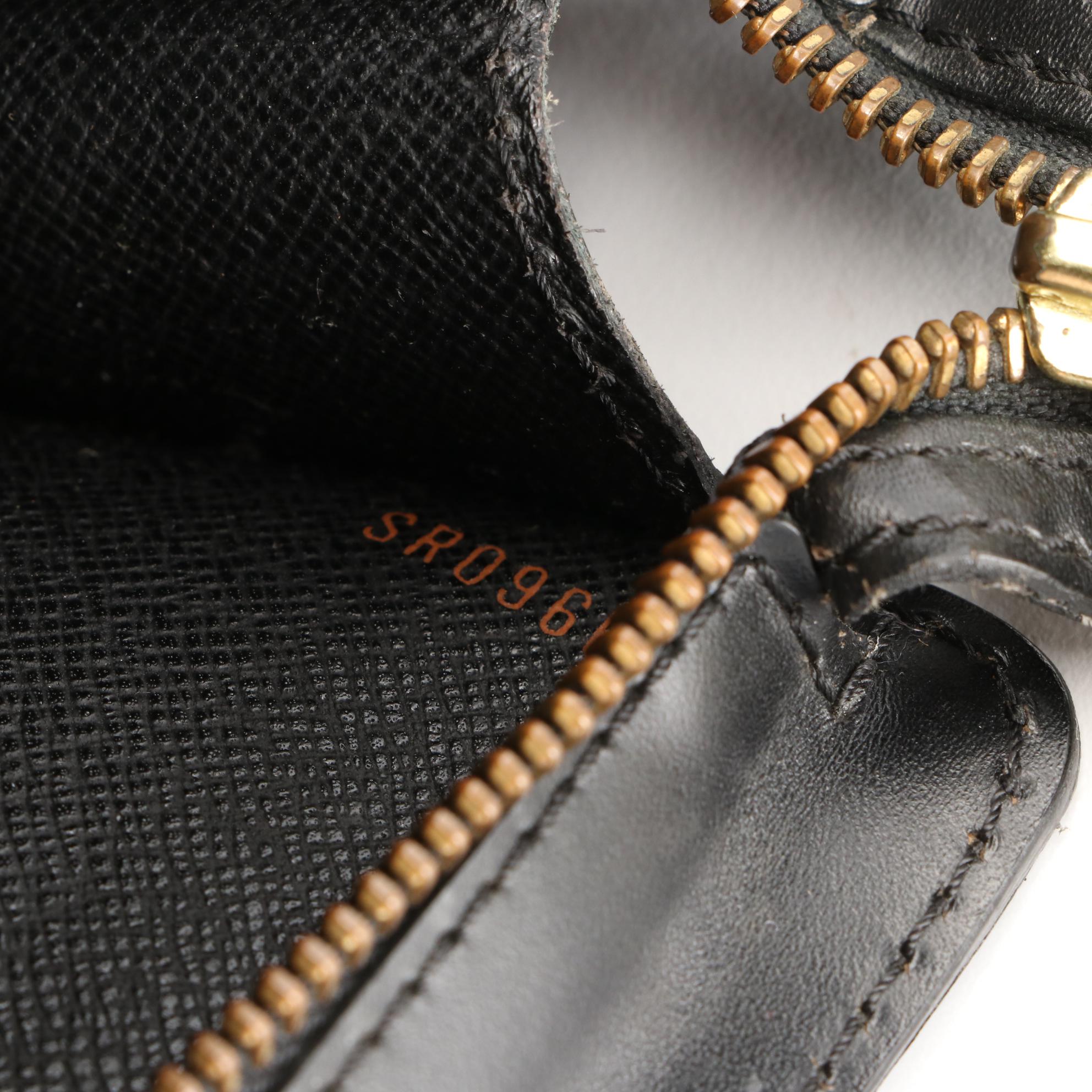 Louis Vuitton Pochette Homme in Black Epi and Smooth Leather