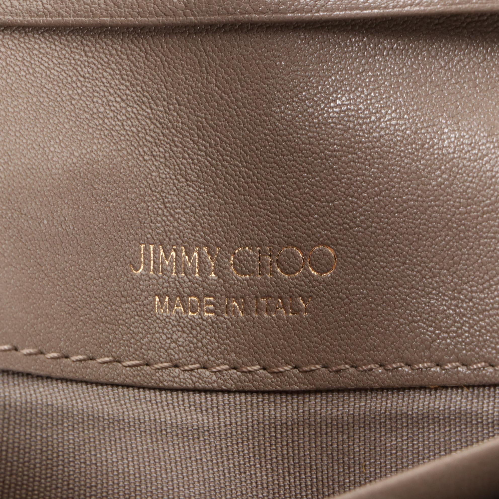 Jimmy Choo Star Studded Leather Continental Wallet