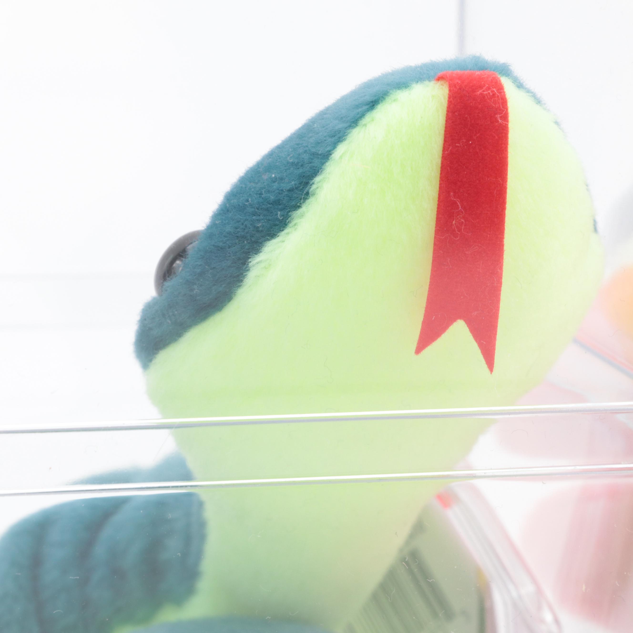 Ty Beanie Babies Stuffed Plush Toys With Clear Cases, Limited Edition Carry Case