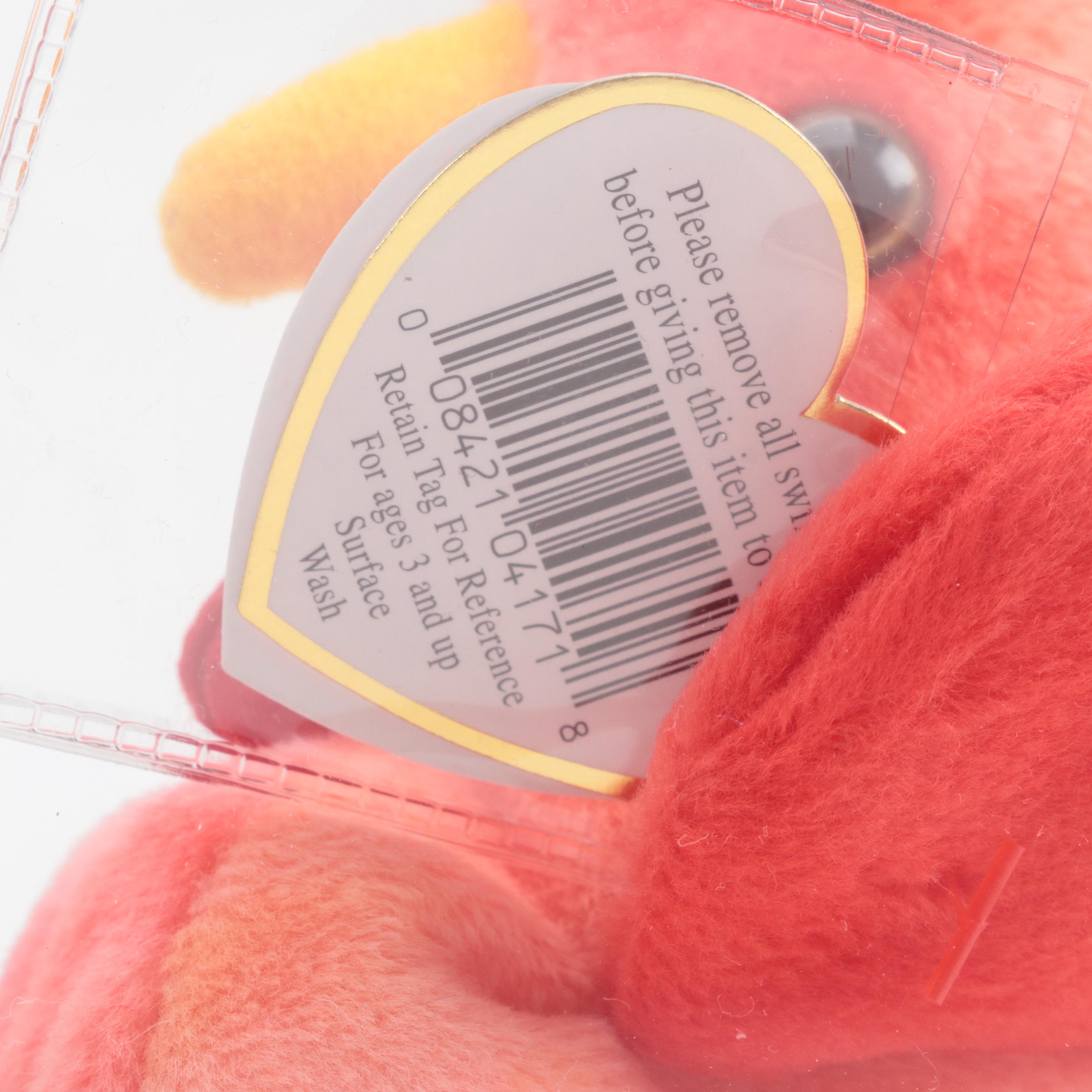 Ty Beanie Babies Stuffed Plush Toys With Clear Cases, Limited Edition Carry Case