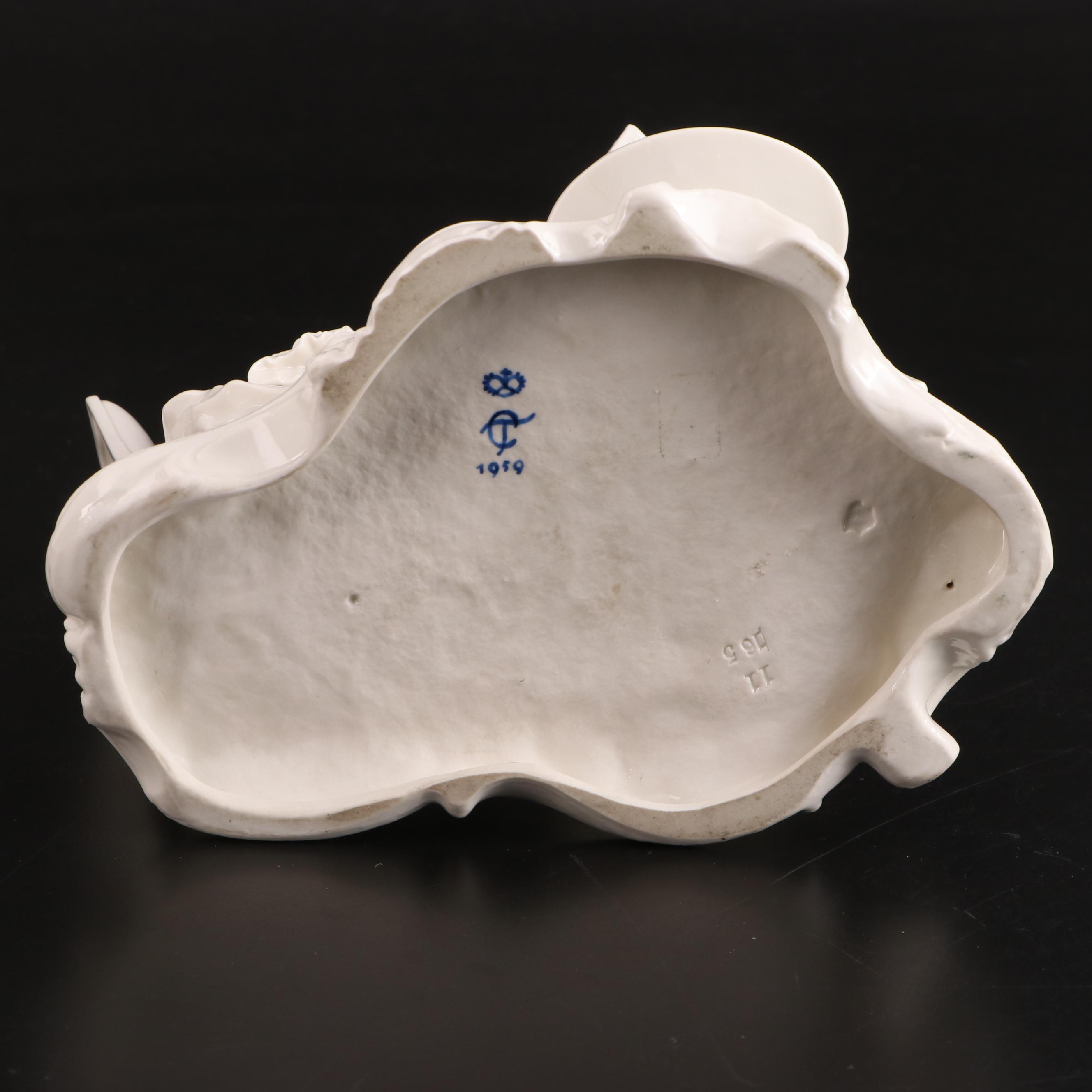 Nymphenburg German Porcelain Musician Figural Group, Mid to Late 20th Century