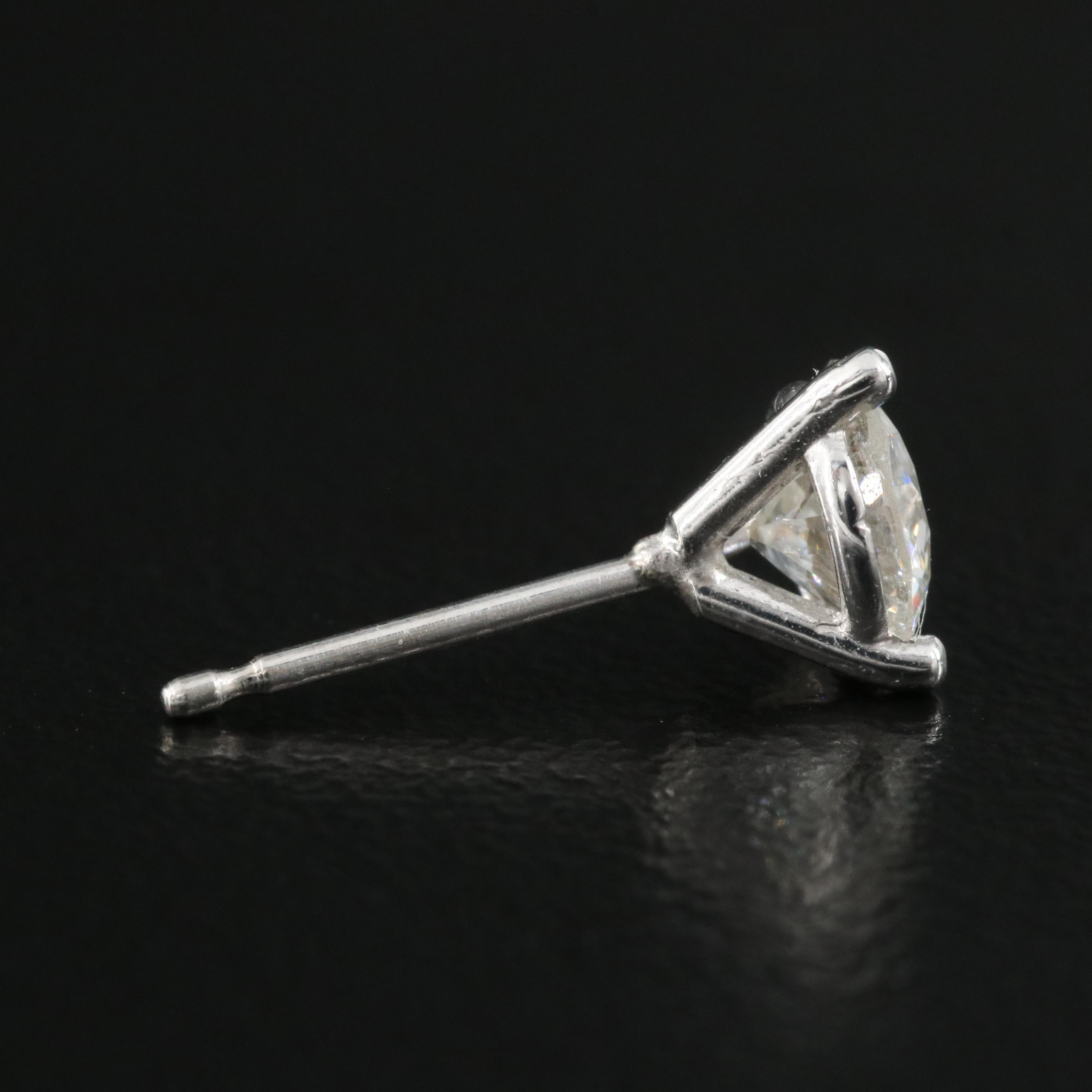 14K 1.10 CTW Diamond Stud Earrings