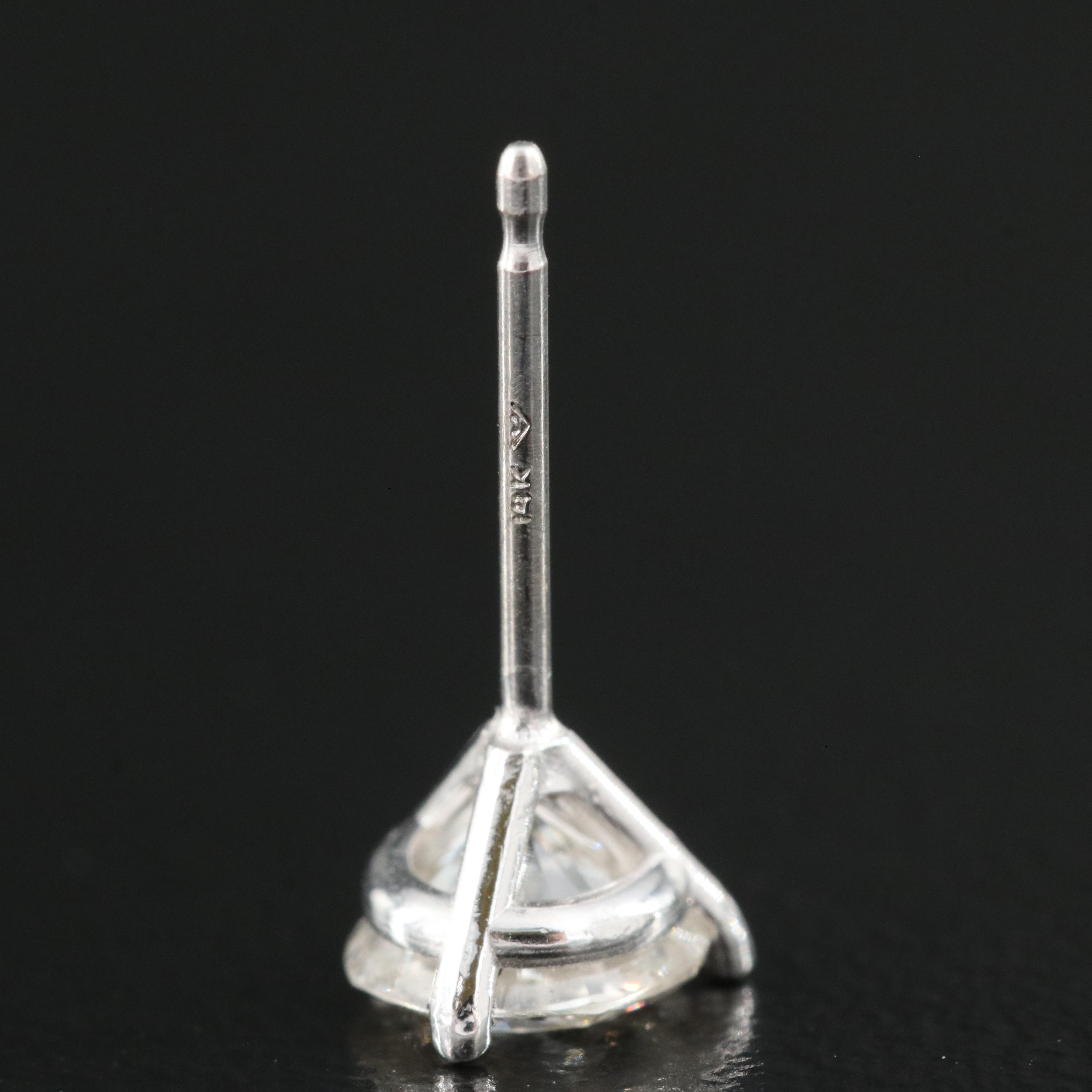 14K 1.10 CTW Diamond Stud Earrings