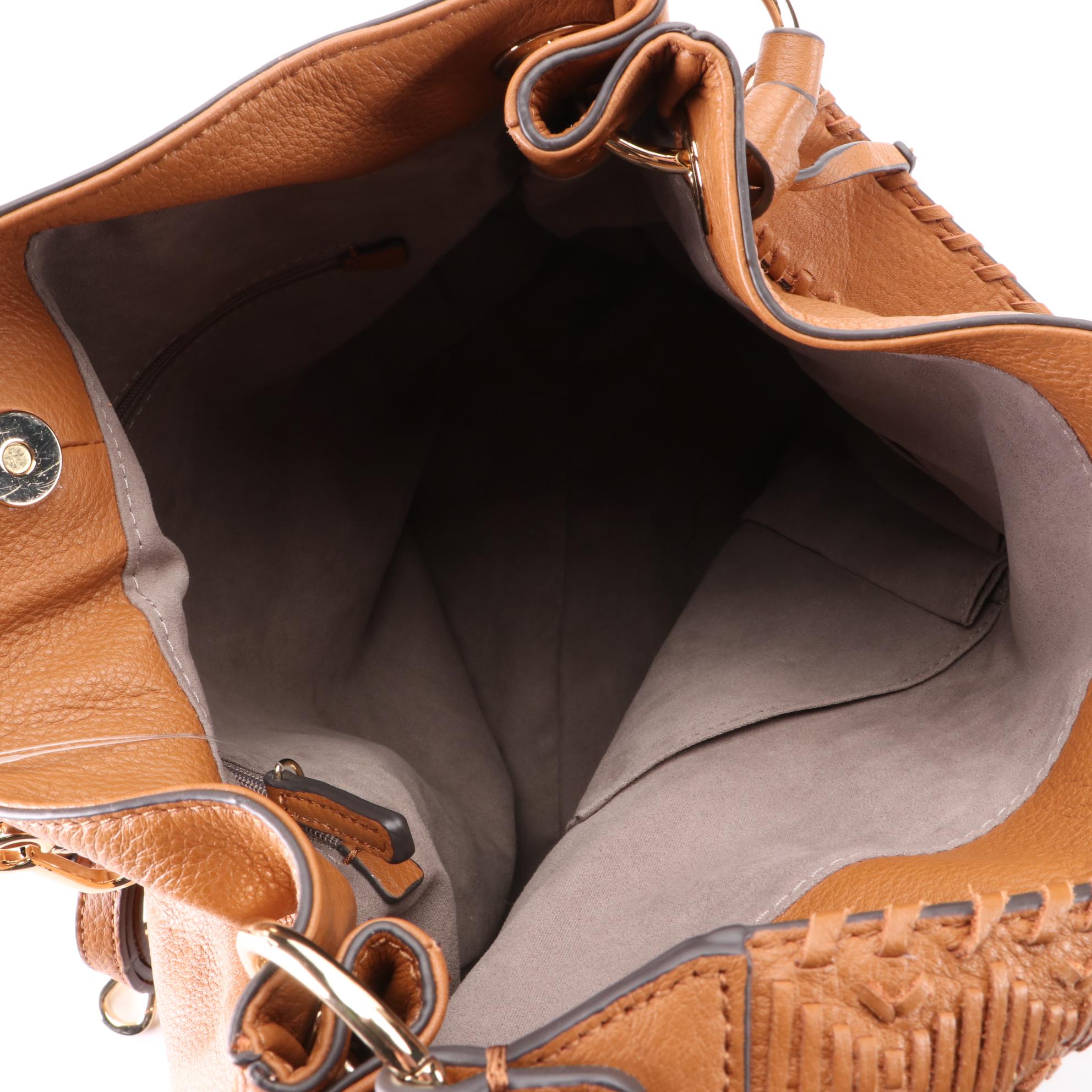 Vince Camuto Nadja Hobo Bag in Brown Leather, New with Tag