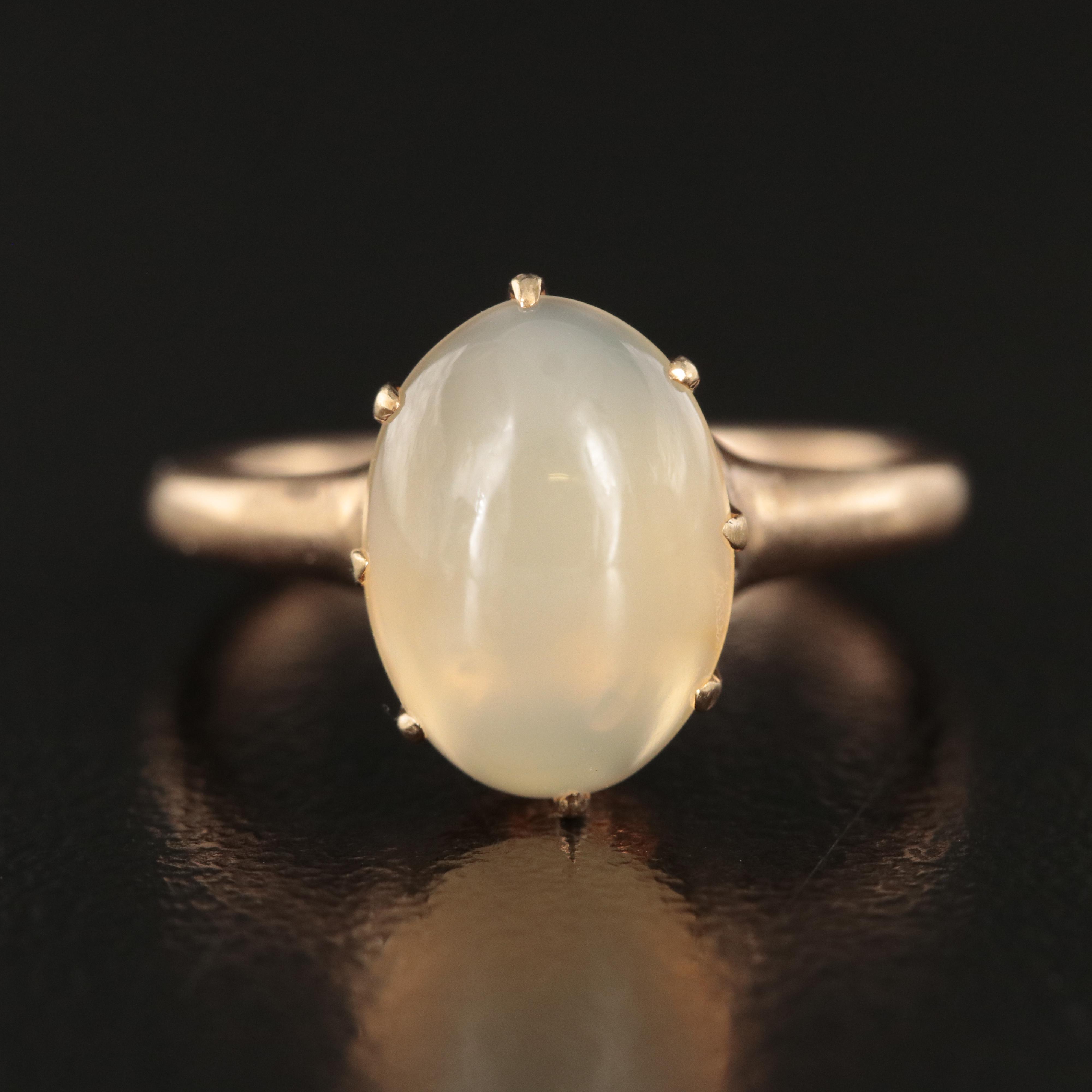 Vintage 10K Moonstone Ring