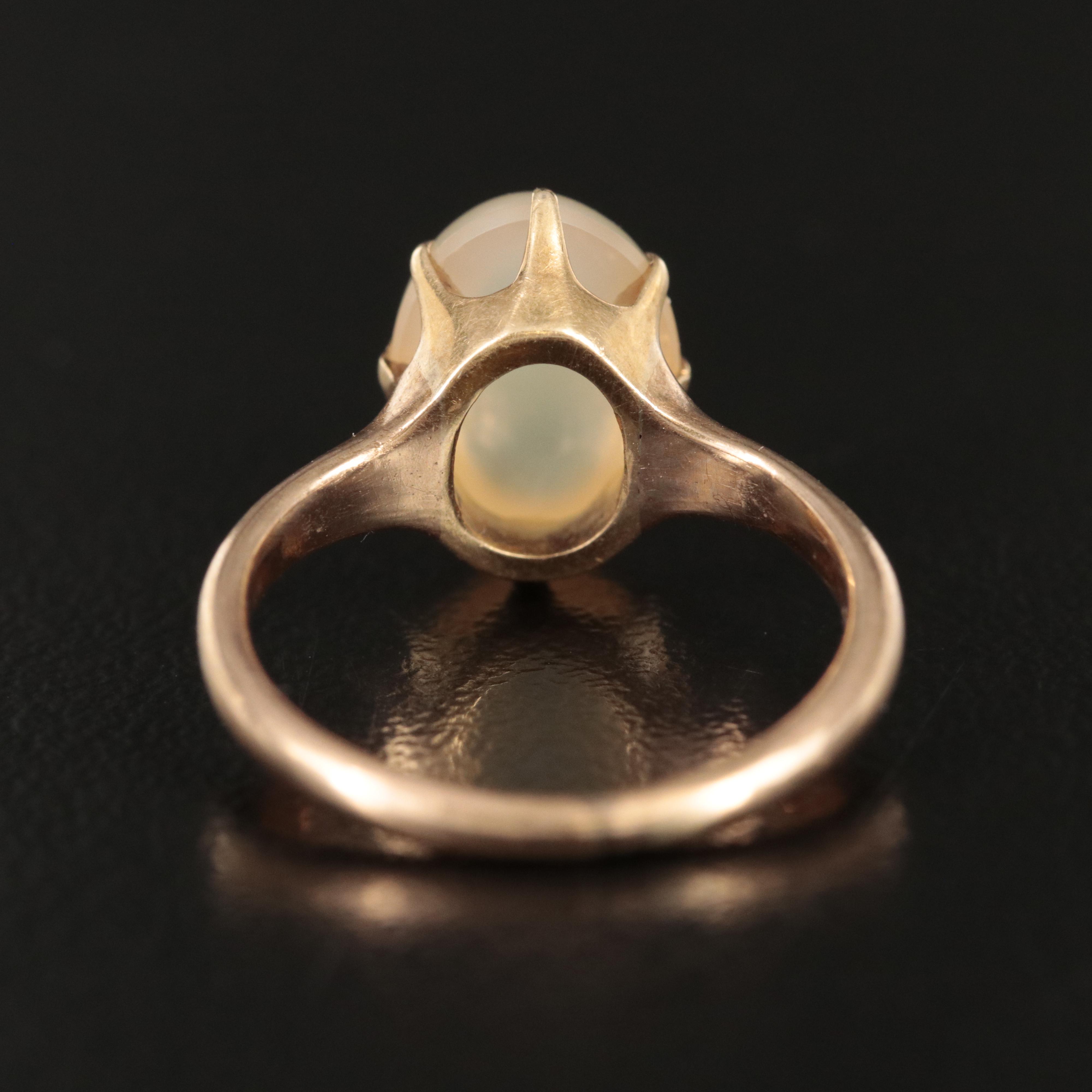 Vintage 10K Moonstone Ring