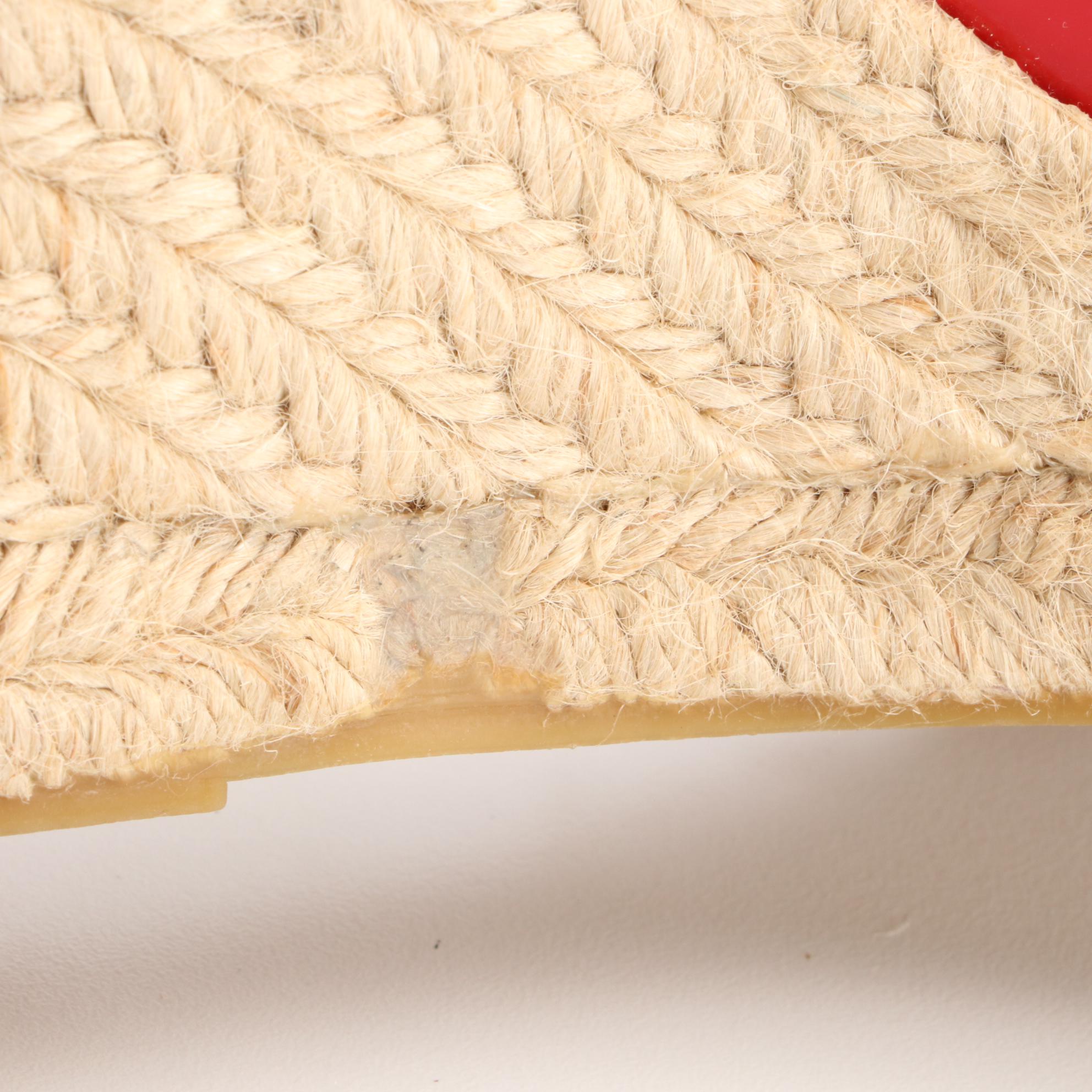 Valentino Garavani Bow Espadrille Wedge Platform Sandals in Patent Leather