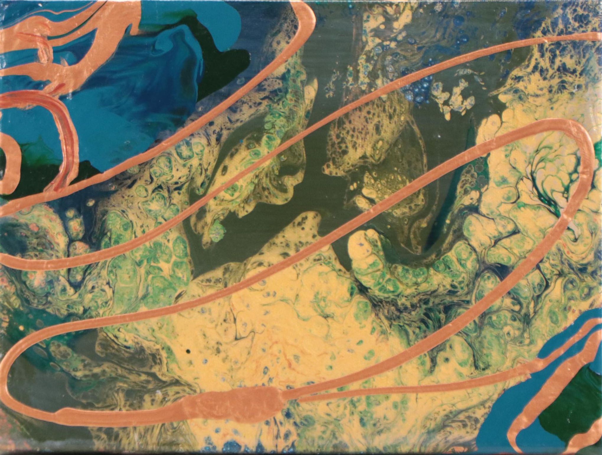 Abstract Acrylic Painting