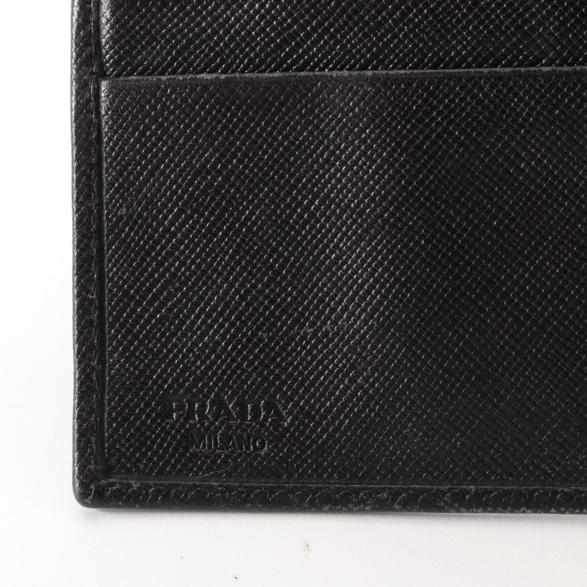 Prada Saffiano Leather Compact Wallet