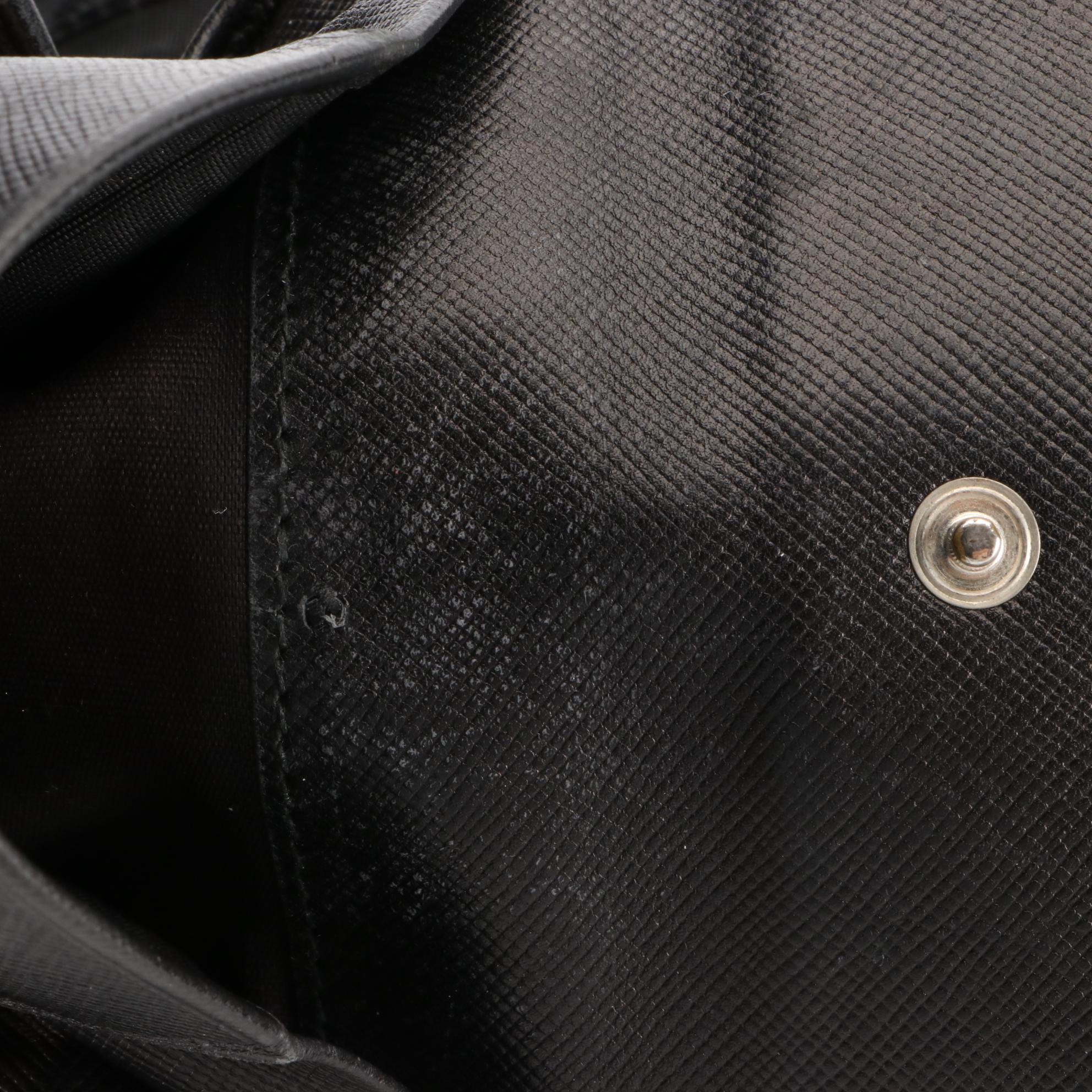 Prada Saffiano Leather Compact Wallet