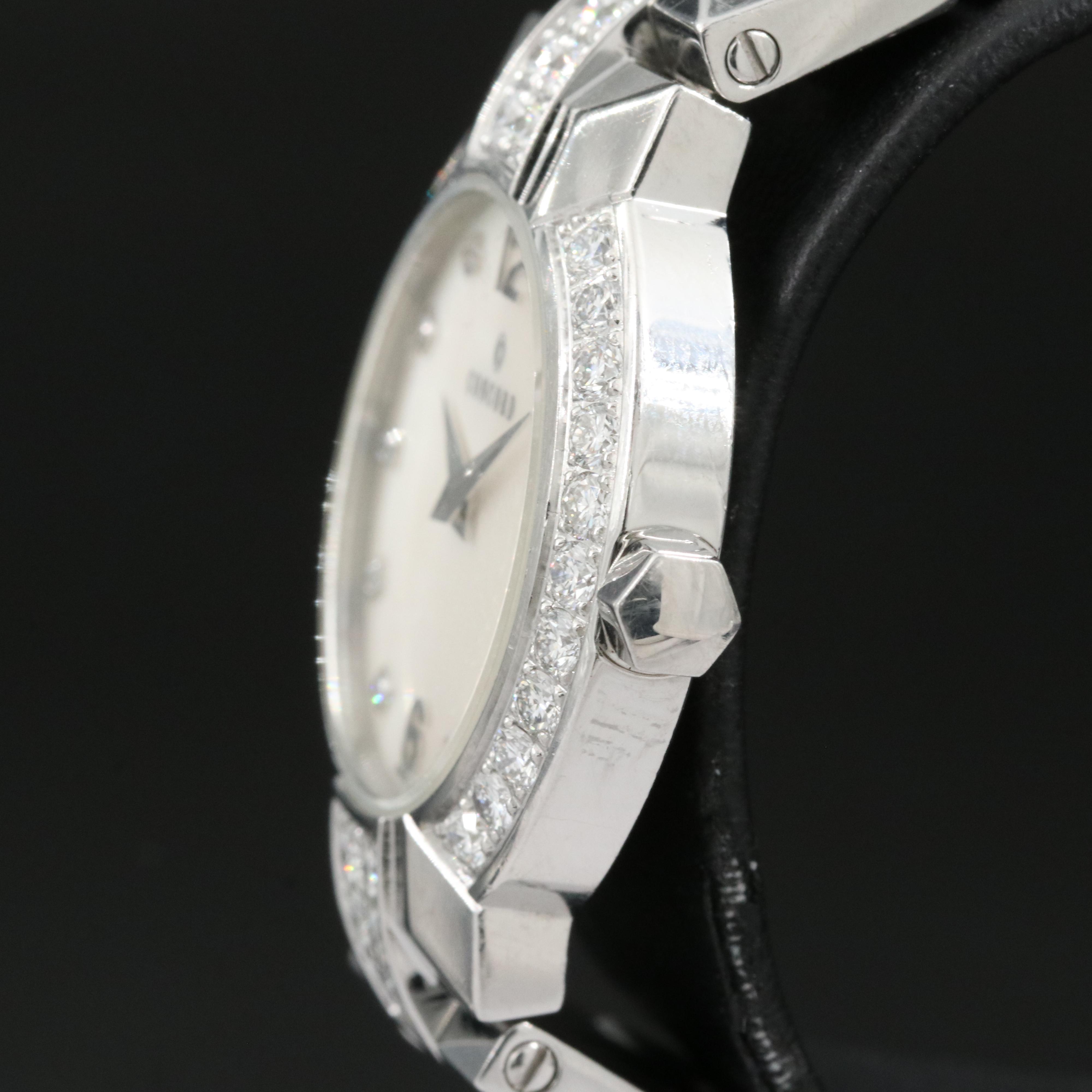 Concord La Scala Stainless Steel Mother-of-Pearl and 1.06 CTW Diamond Watch