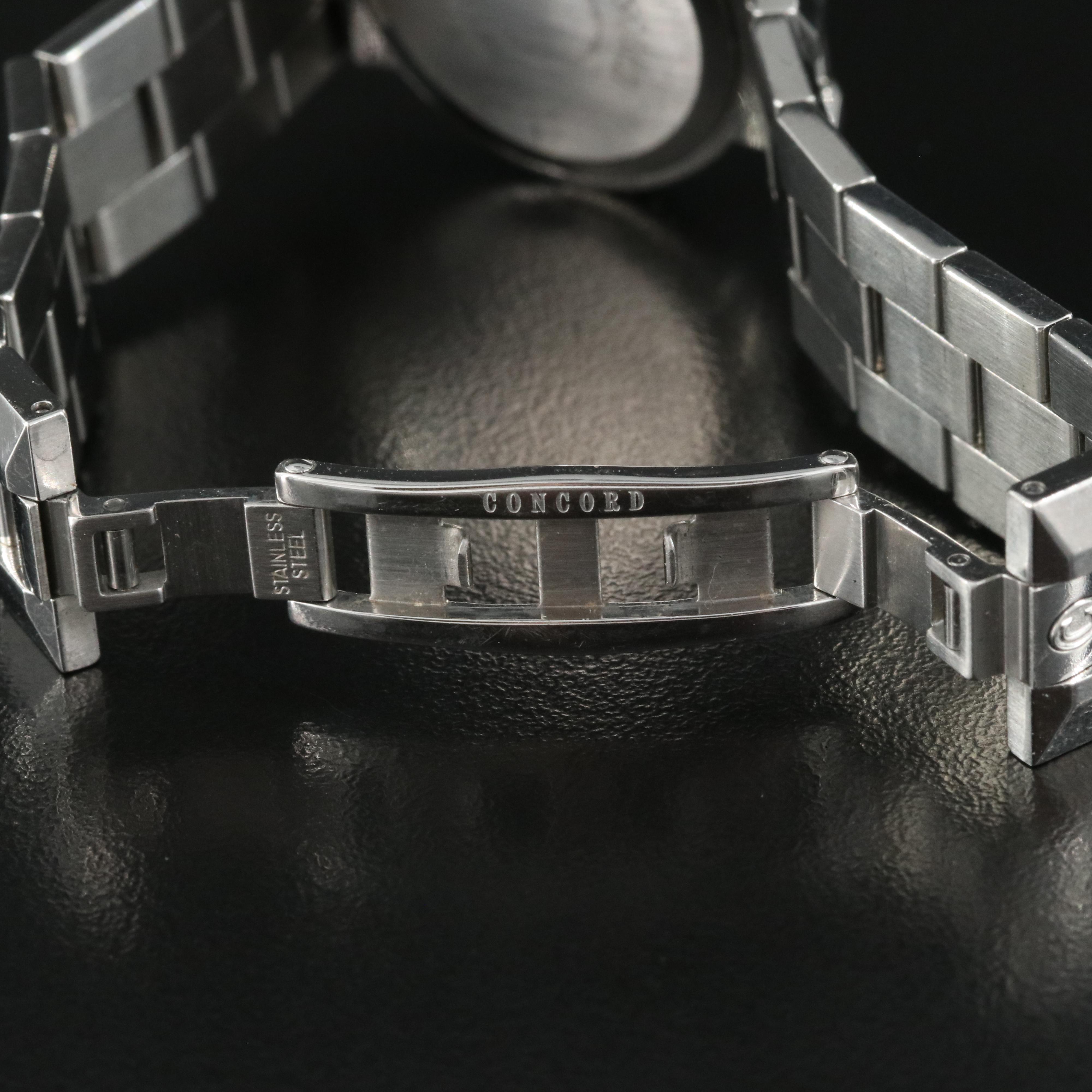 Concord La Scala Stainless Steel Mother-of-Pearl and 1.06 CTW Diamond Watch