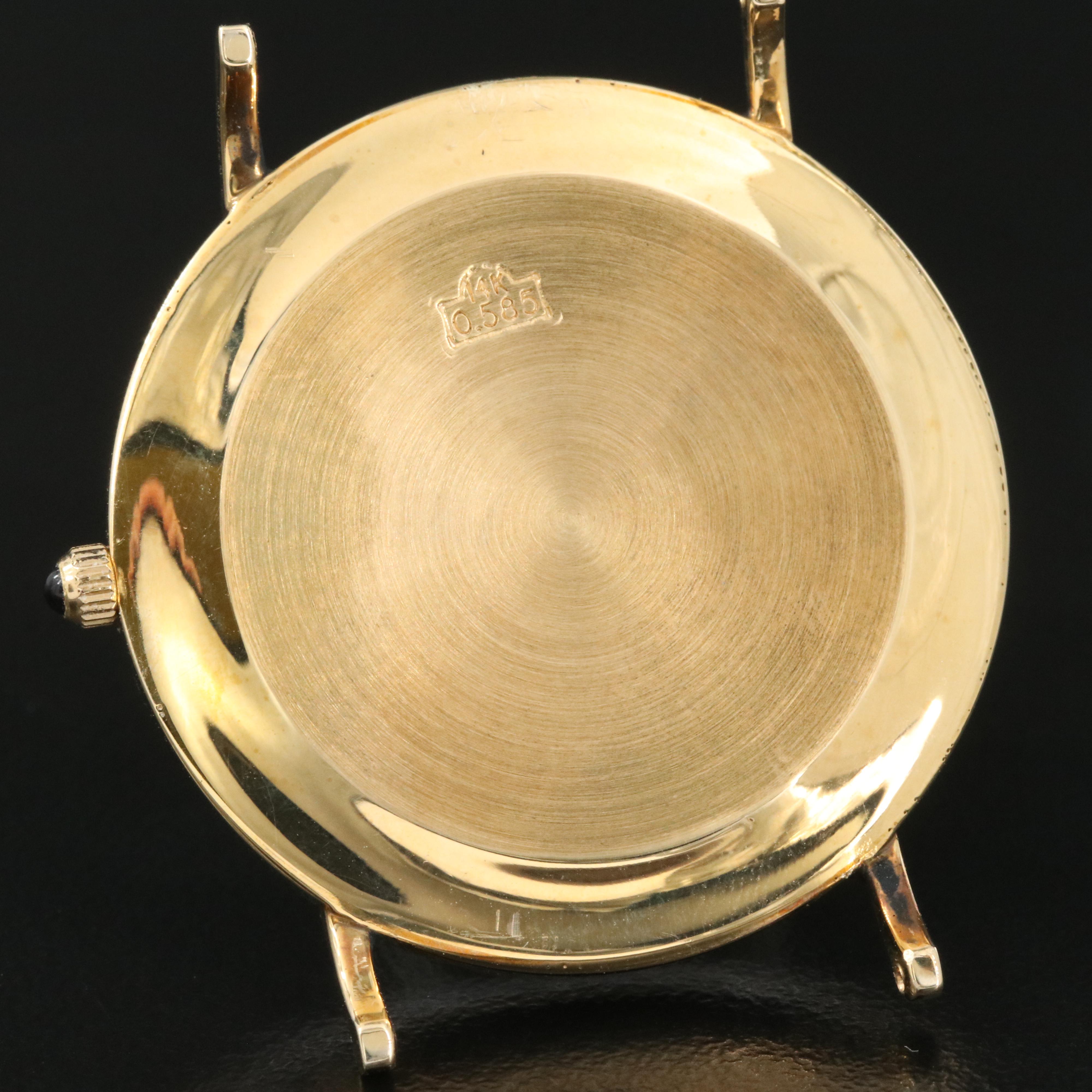 14K Geneve Swiss Quartz Date Watch